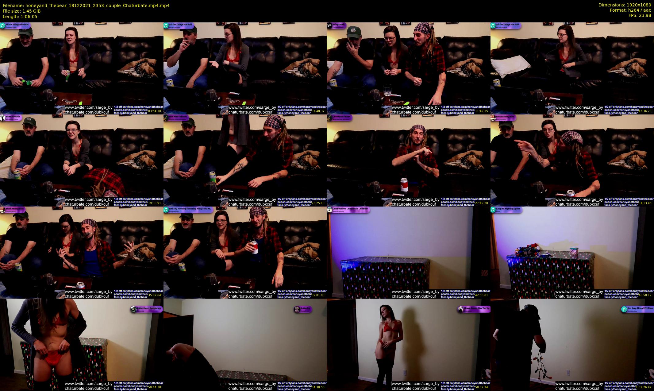 honeyand_thebear — 67 minute Chaturbate couple cam show recording, 1080p, Dec 18, 2021