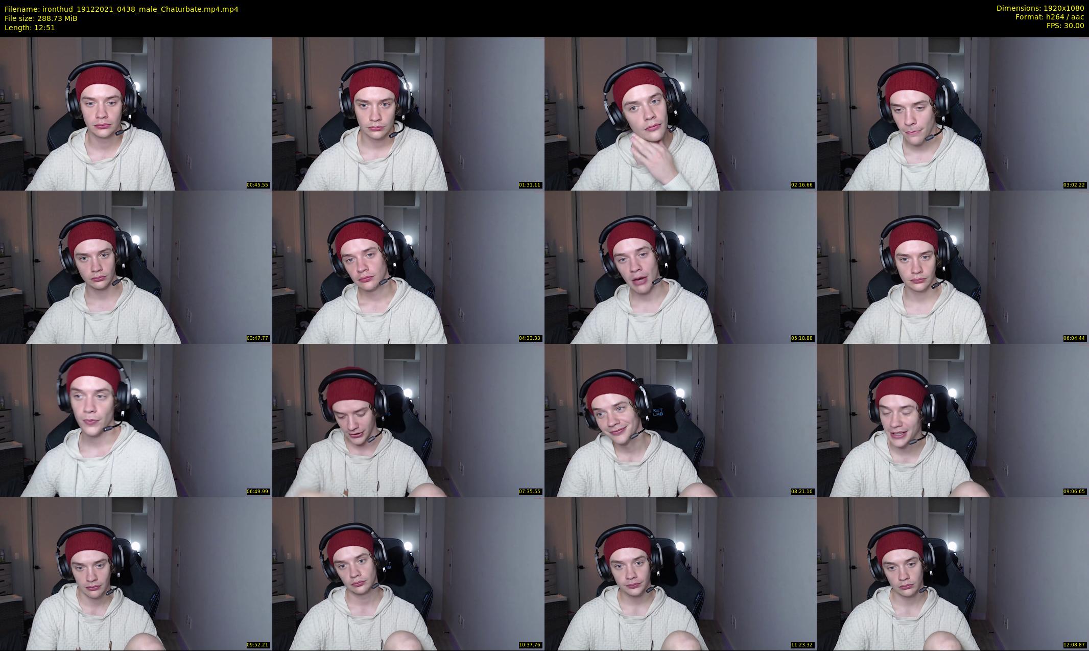 ironthud — 13 minute Chaturbate male cam show recording, 1080p, Dec 19, 2021