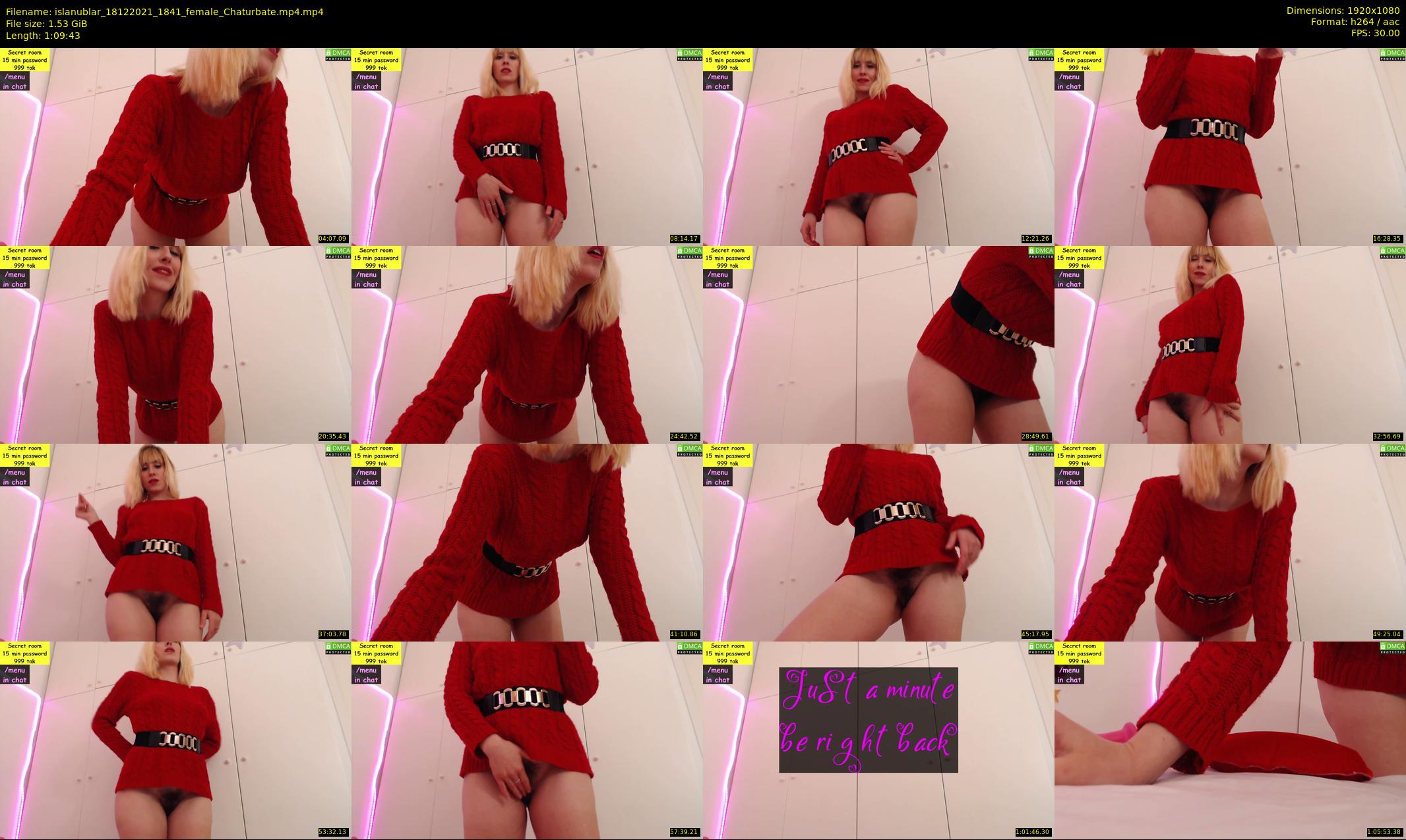 islanublar — 70 minute Chaturbate female cam show recording, 1080p, Dec 18, 2021