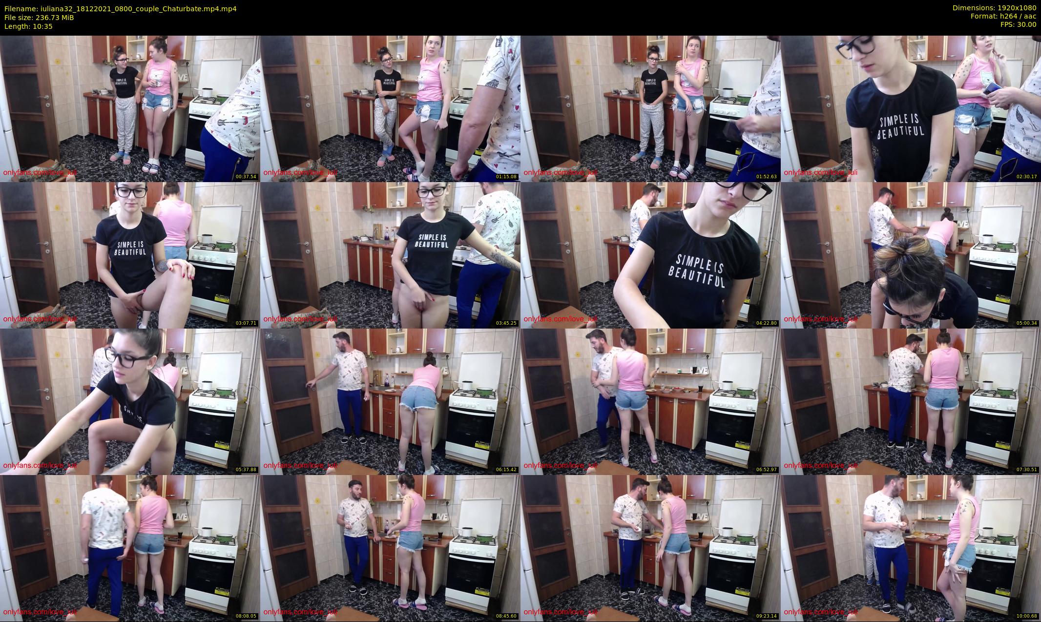 iuliana32 — 11 minute Chaturbate couple cam show recording, 1080p, Dec 18, 2021