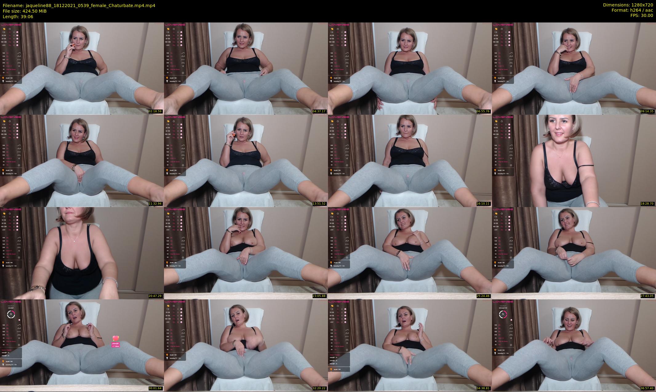 jaqueline88 — 40 minute Chaturbate female cam show recording, 720p, Dec 18, 2021