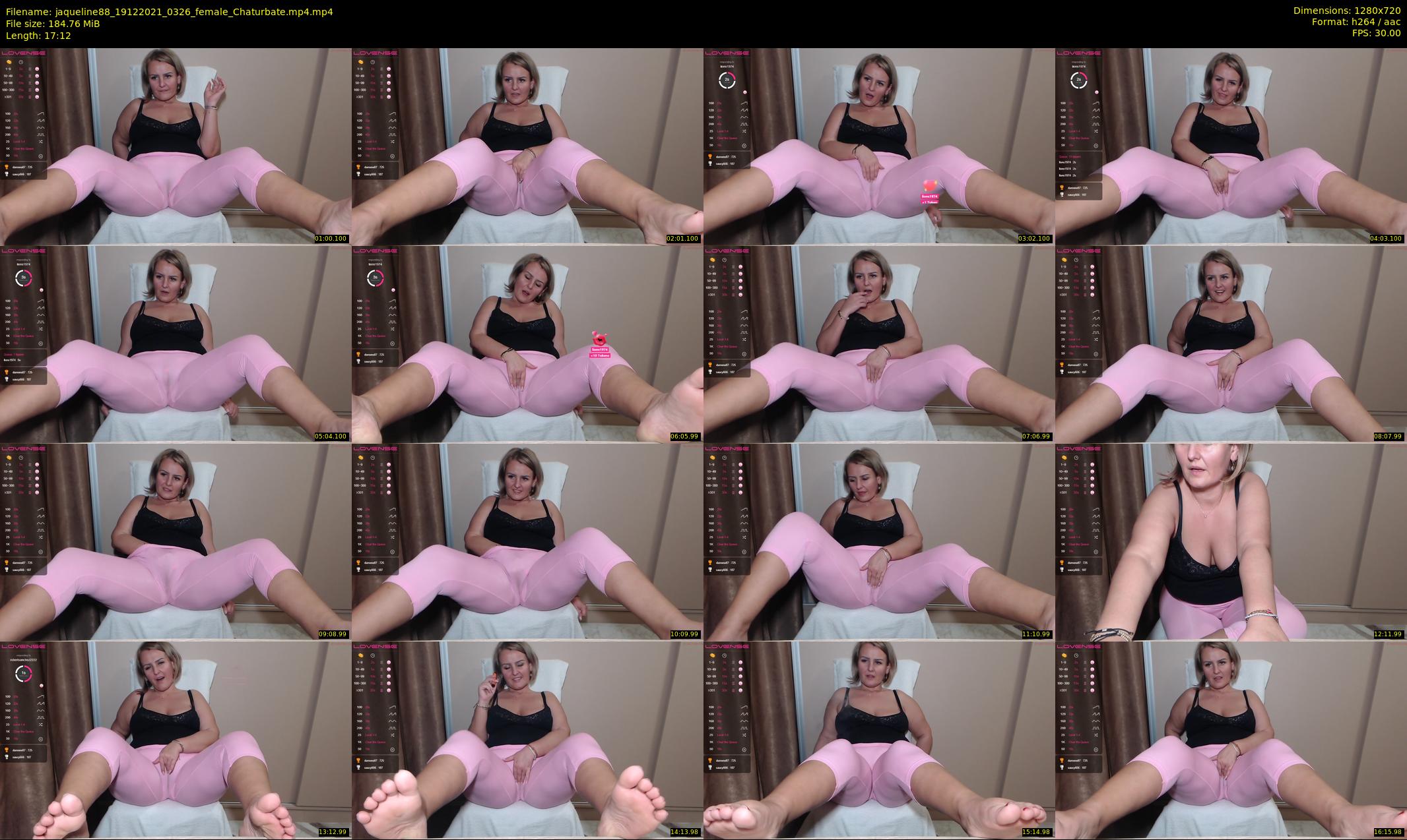 jaqueline88 — 18 minute Chaturbate female cam show recording, 720p, Dec 19, 2021