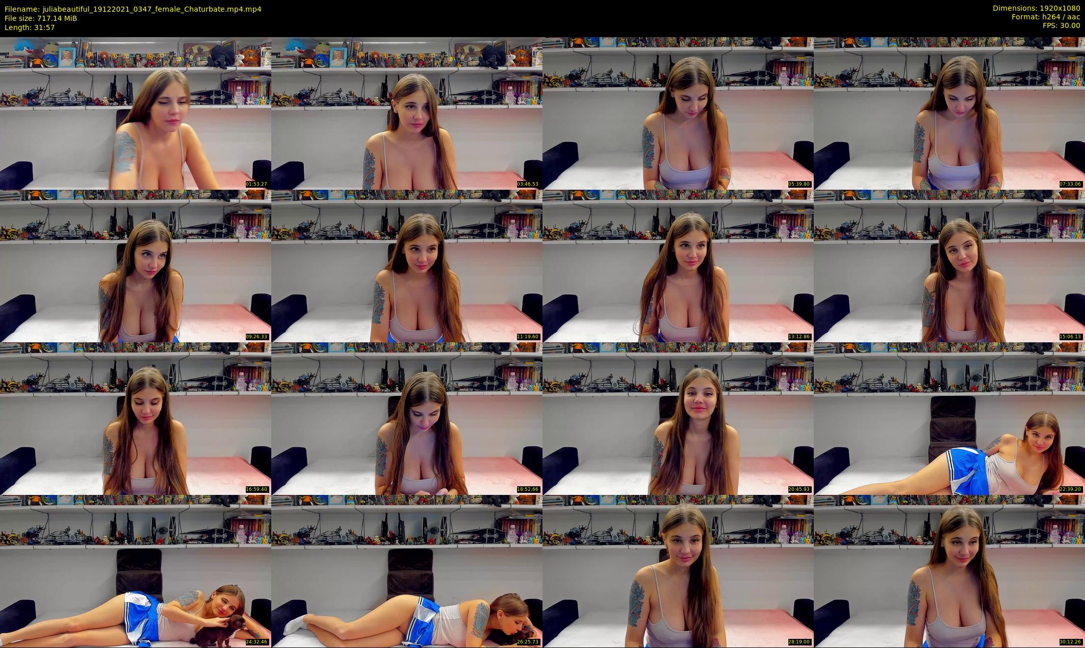 juliabeautiful — 32 minute Chaturbate female cam show recording, 1080p, Dec 19, 2021