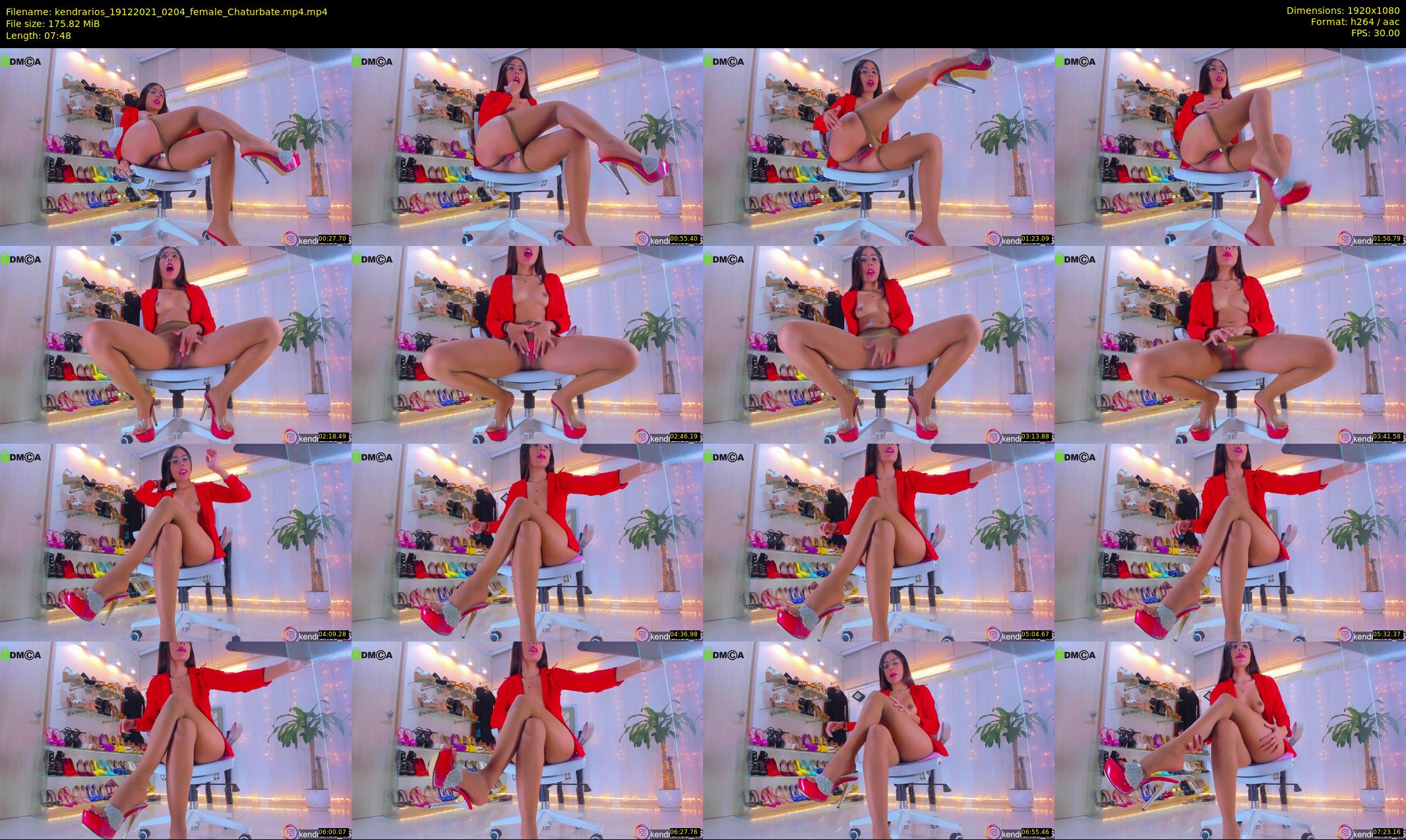 kendrarios — 8 minute Chaturbate female cam show recording, 1080p, Dec 19, 2021