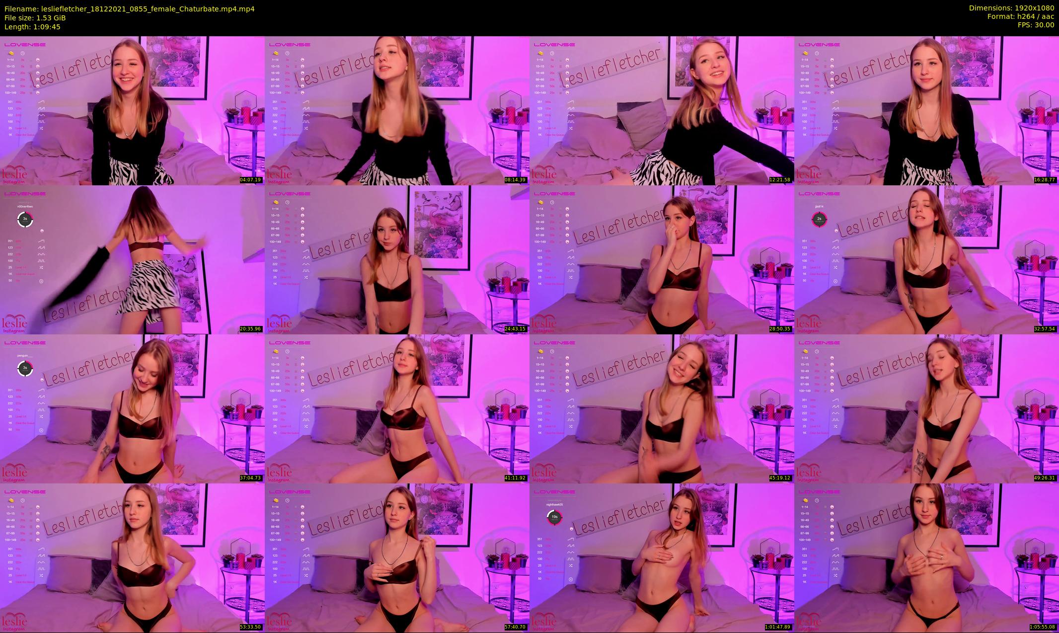 lesliefletcher — 70 minute Chaturbate couple cam show recording, 1080p, Dec 18, 2021
