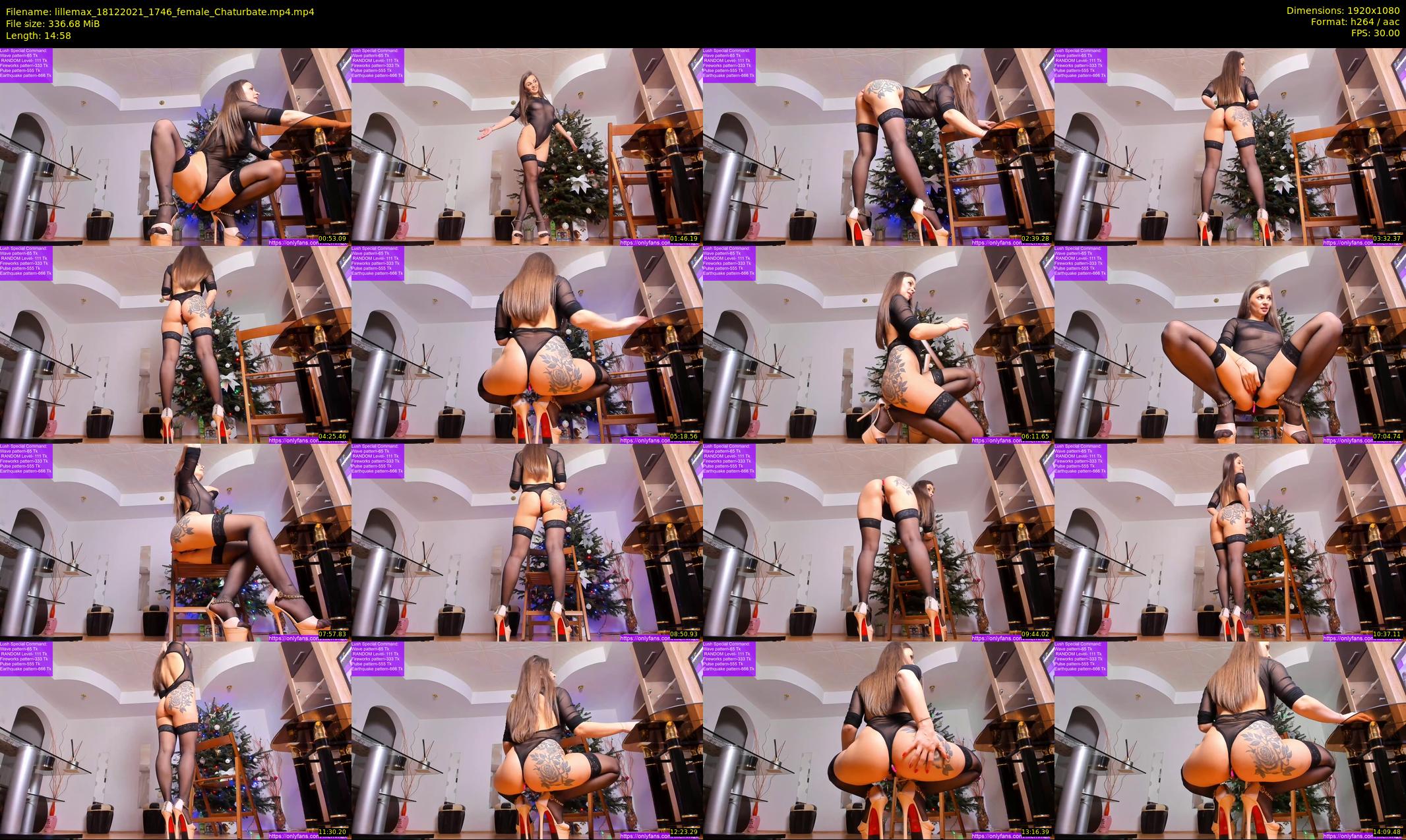 lillemax — 15 minute Chaturbate female cam show recording, 1080p, Dec 18, 2021