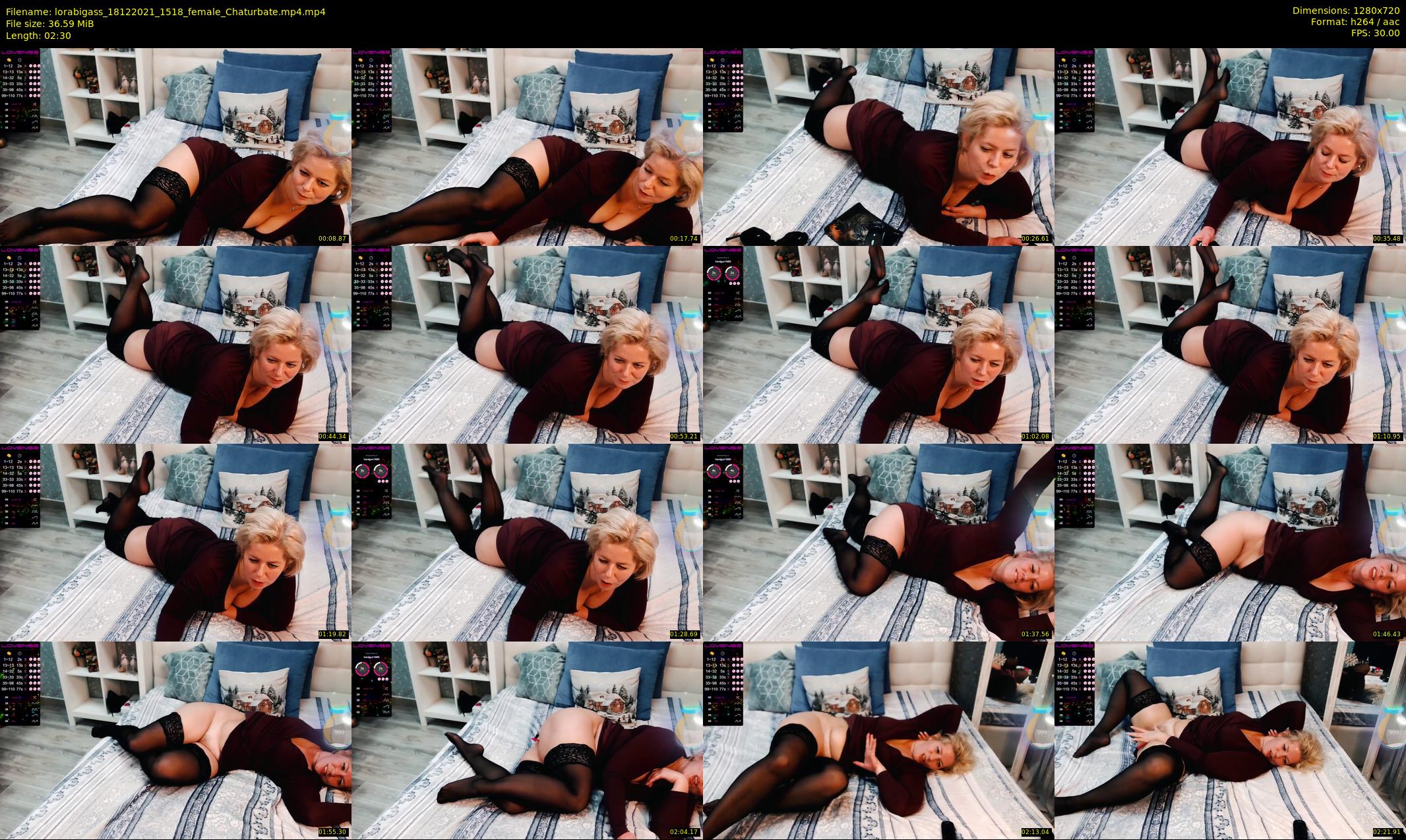 lorabigass — 3 minute Chaturbate female cam show recording, 720p, Dec 18, 2021