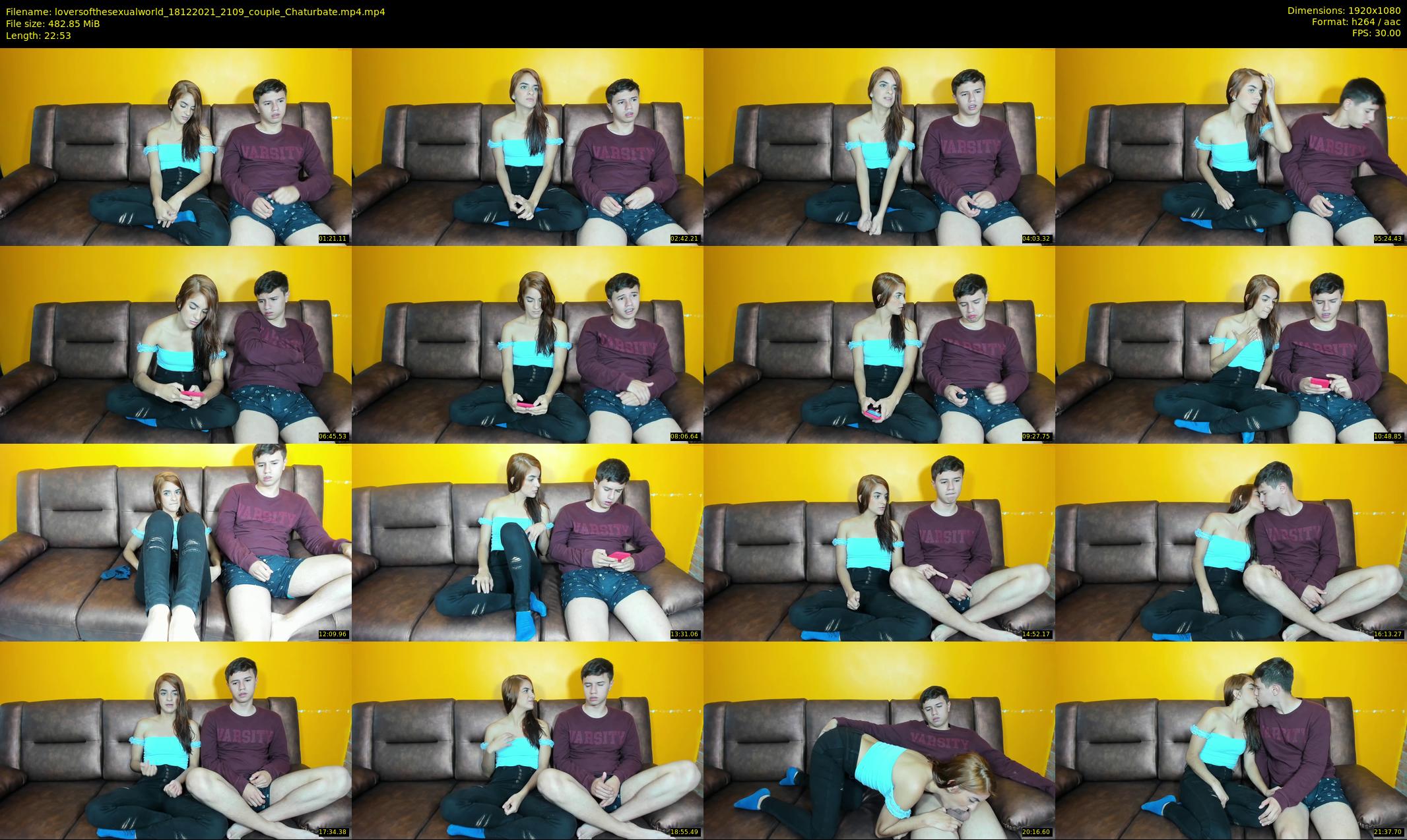 loversofthesexualworld — 23 minute Chaturbate couple cam show recording, 1080p, Dec 18, 2021