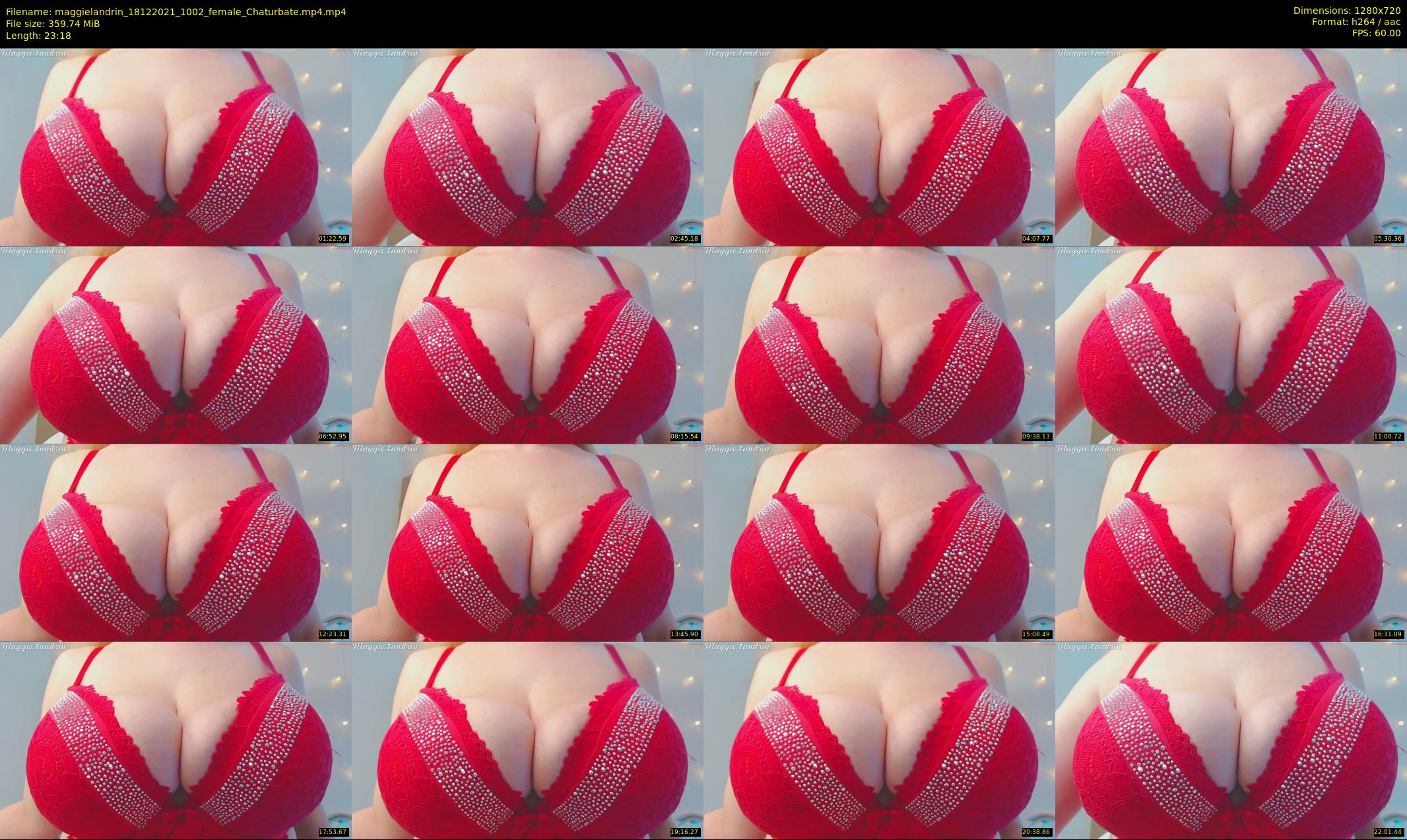 maggielandrin — 24 minute Chaturbate female cam show recording, 720p, Dec 18, 2021