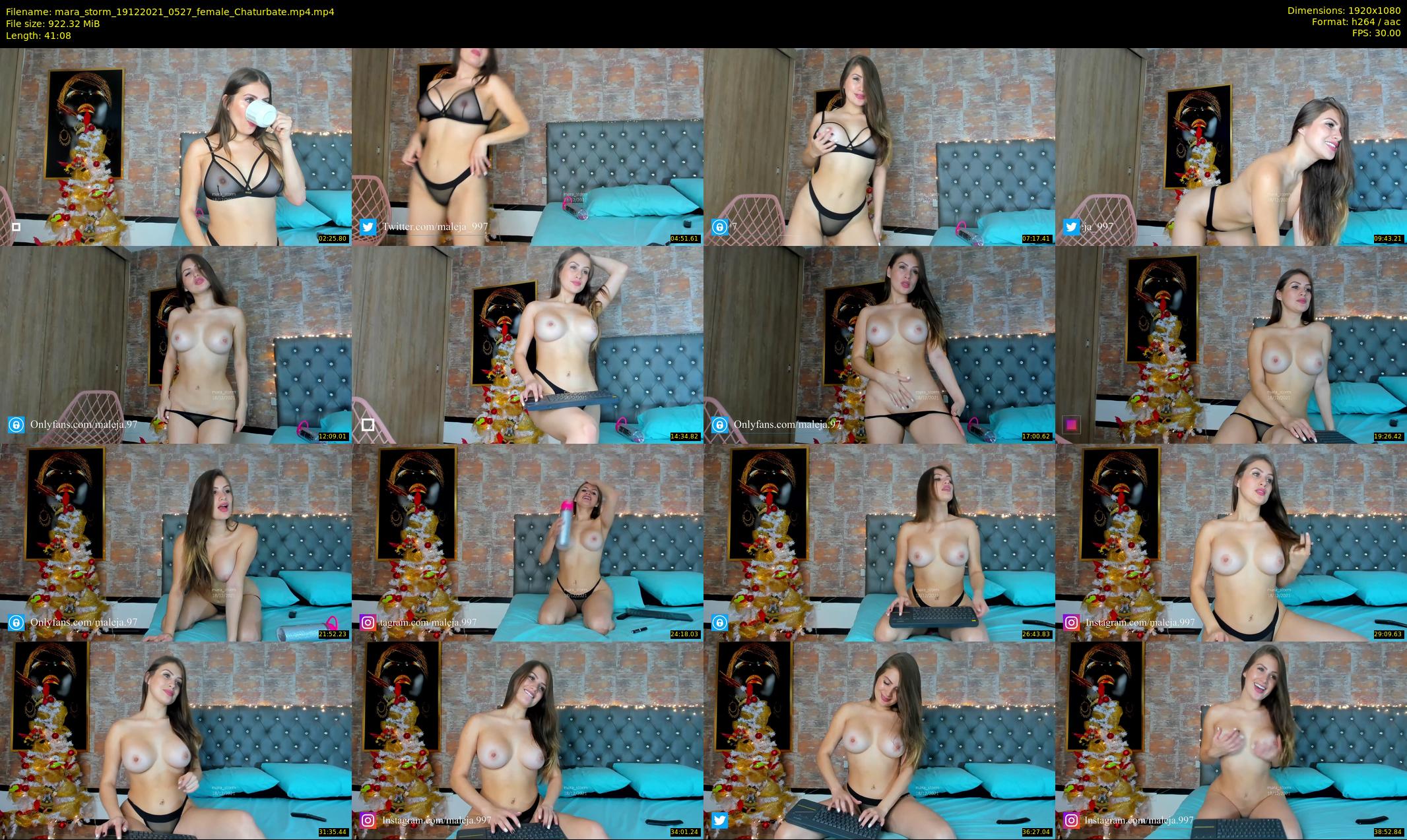 mara_storm — 42 minute Chaturbate female cam show recording, 1080p, Dec 19, 2021