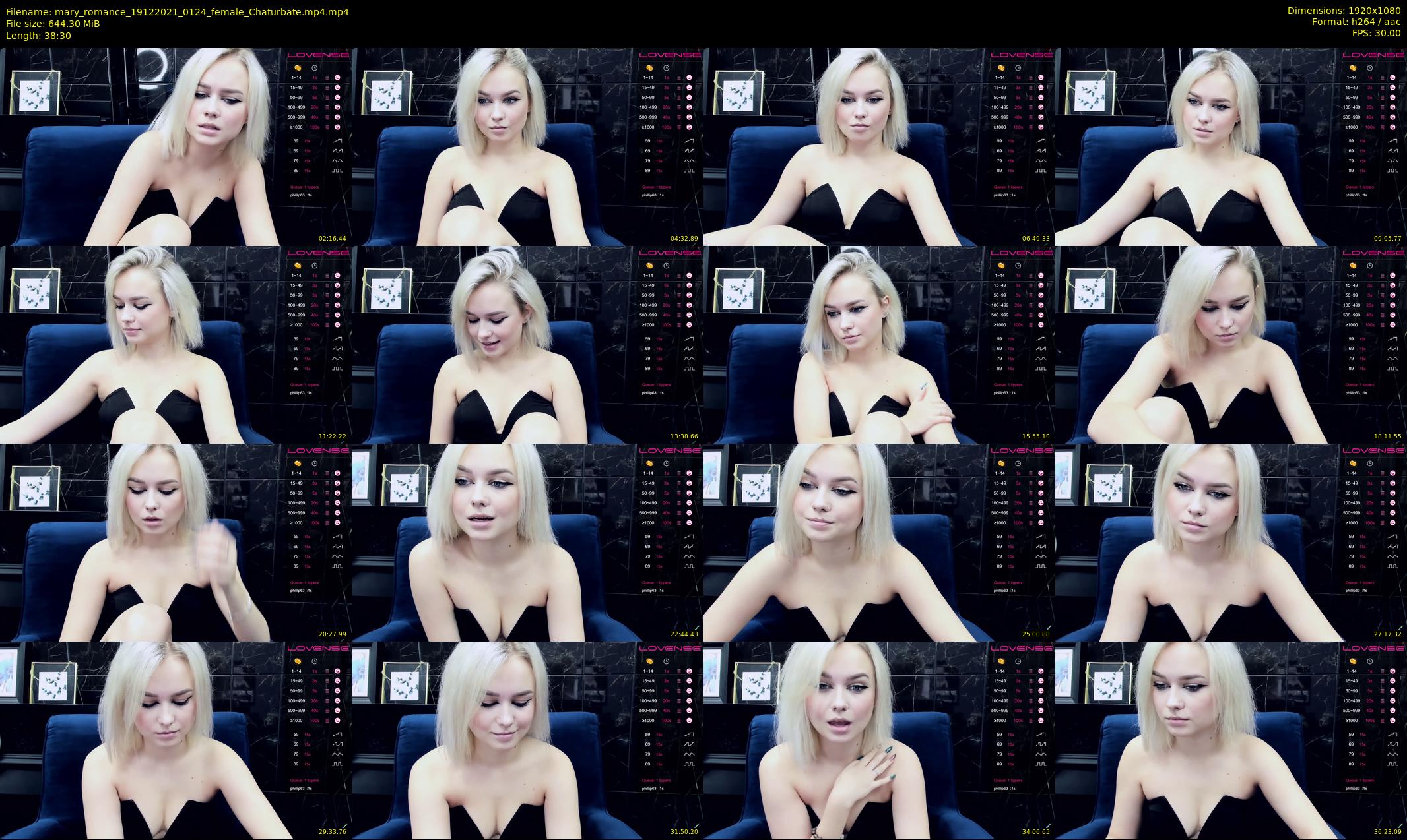 mary_romance — 39 minute Chaturbate female cam show recording, 1080p, Dec 19, 2021