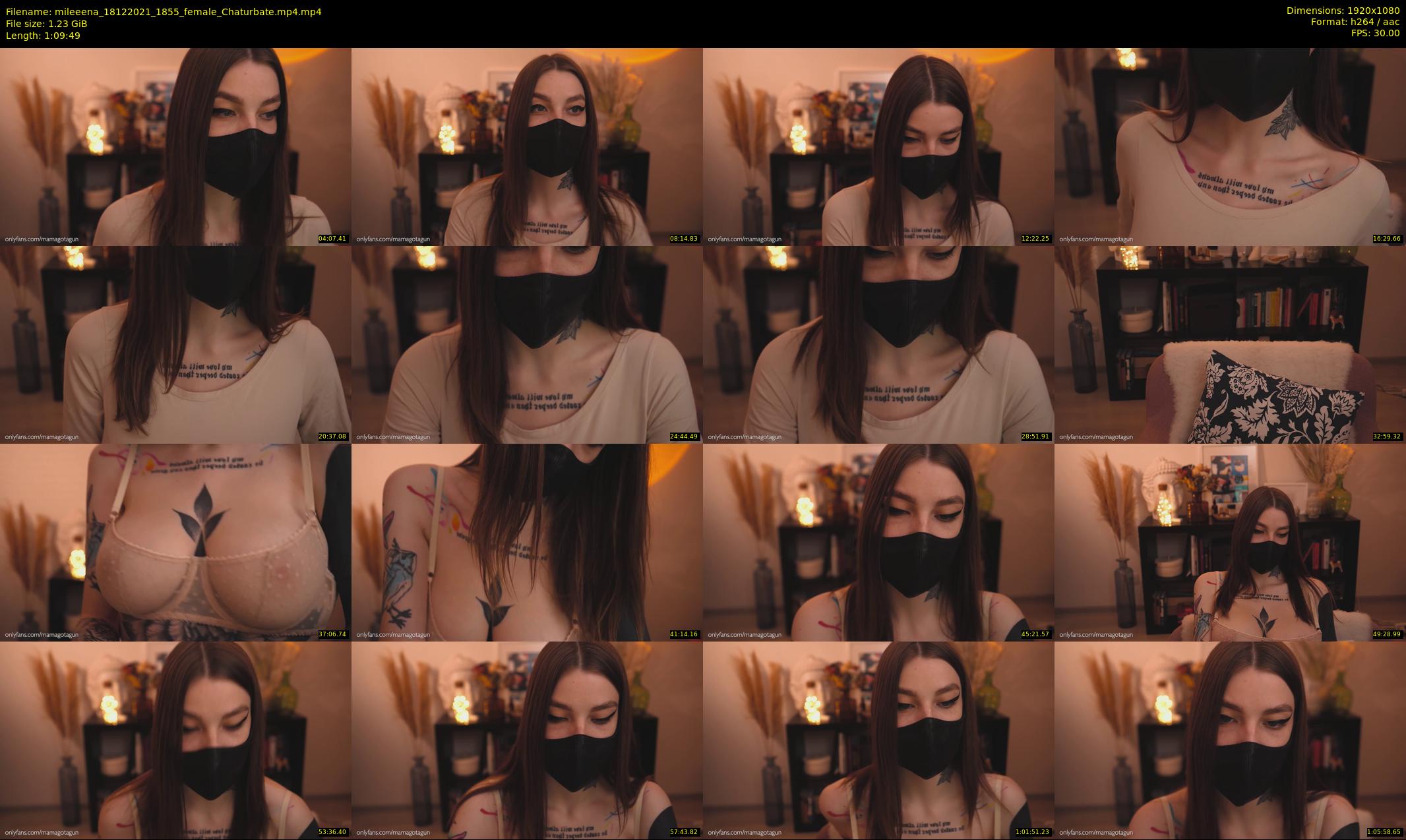mileeena — 70 minute Chaturbate female cam show recording, 1080p, Dec 18, 2021