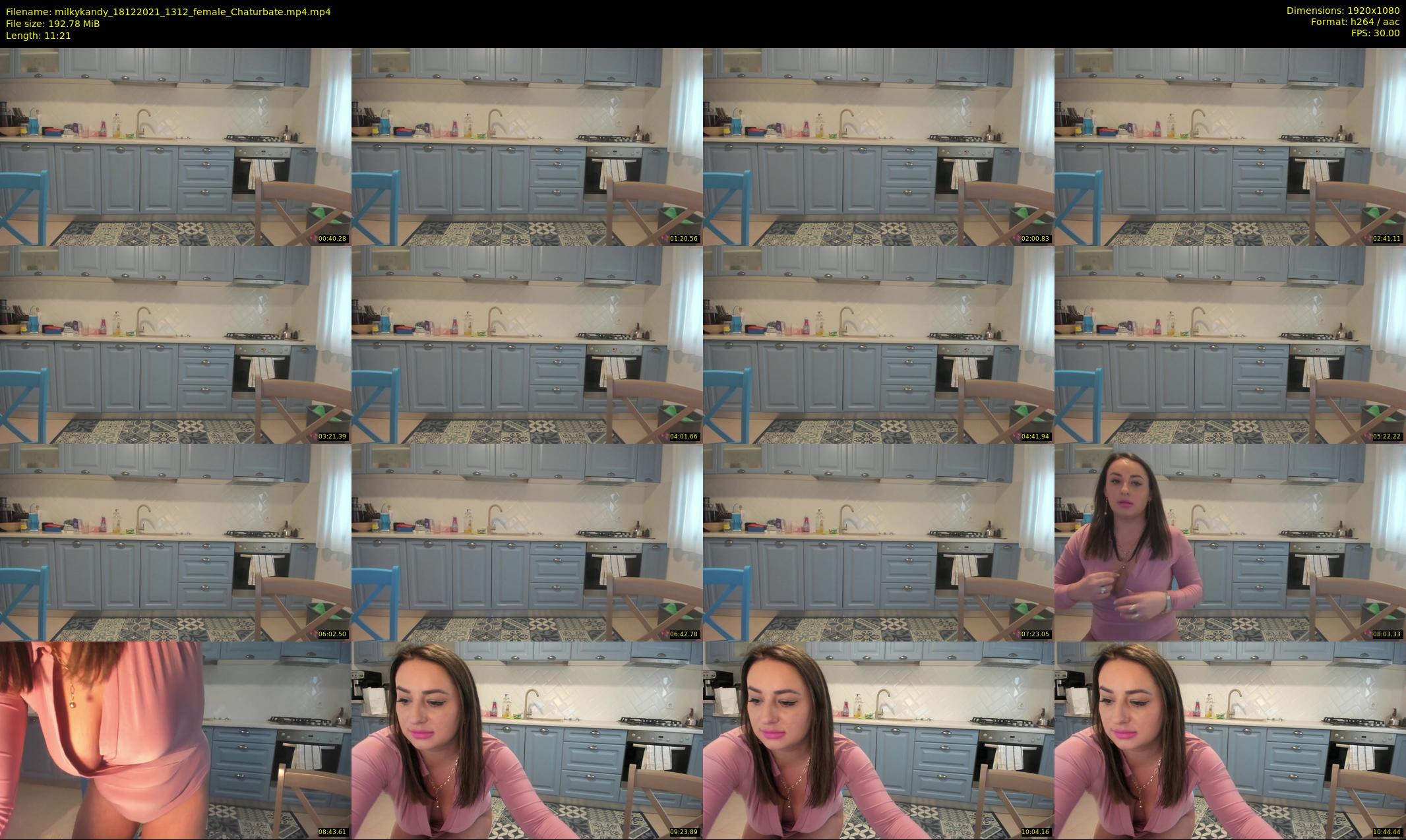 milkykandy — 12 minute Chaturbate female cam show recording, 1080p, Dec 18, 2021