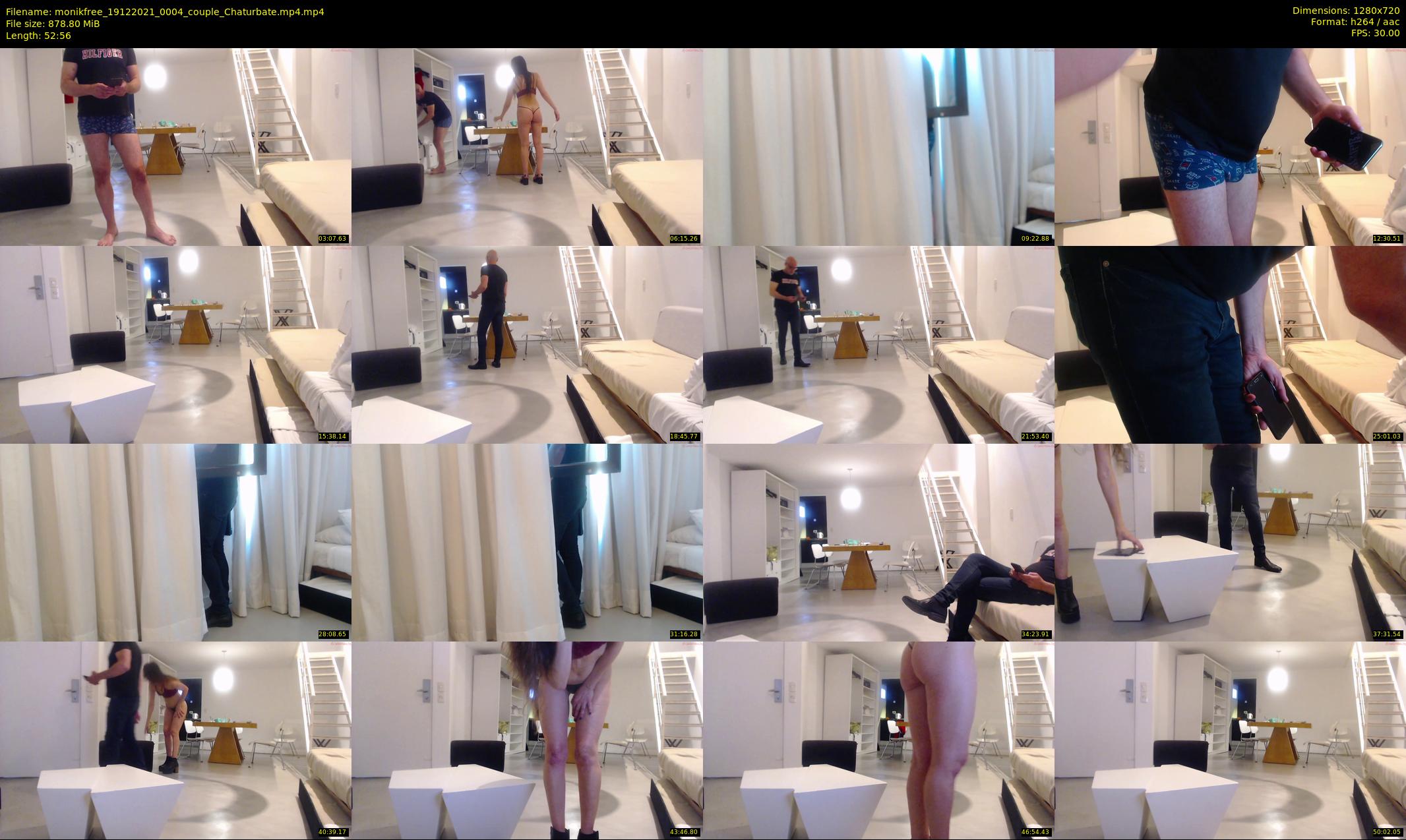 monikfree — 53 minute Chaturbate couple cam show recording, 720p, Dec 19, 2021