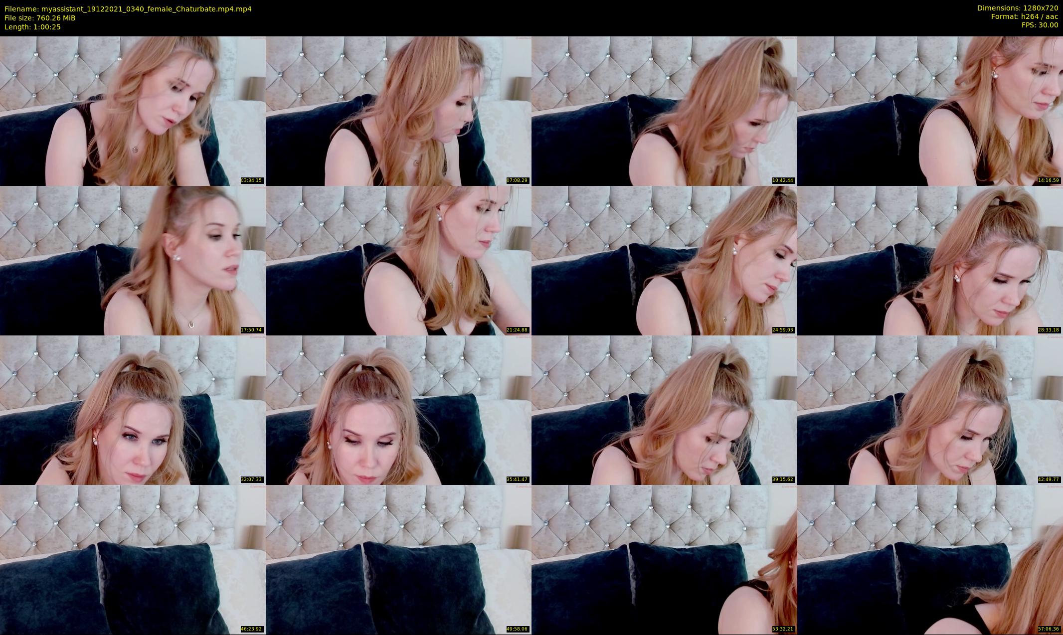 myassistant — 61 minute Chaturbate female cam show recording, 720p, Dec 19, 2021