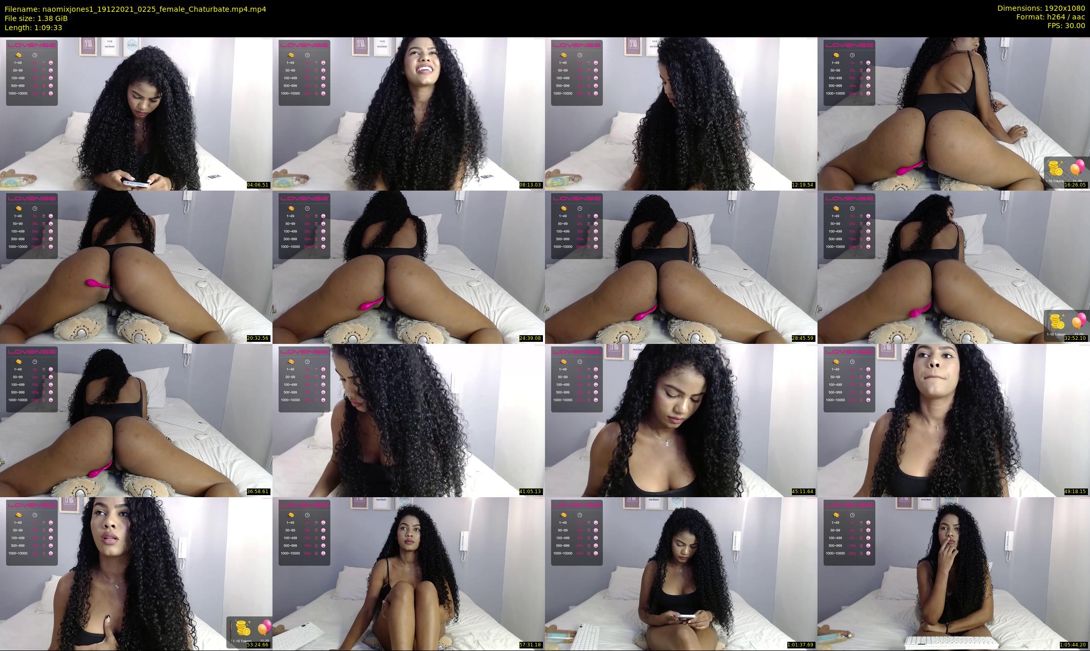 naomixjones1 — 70 minute Chaturbate female cam show recording, 1080p, Dec 19, 2021