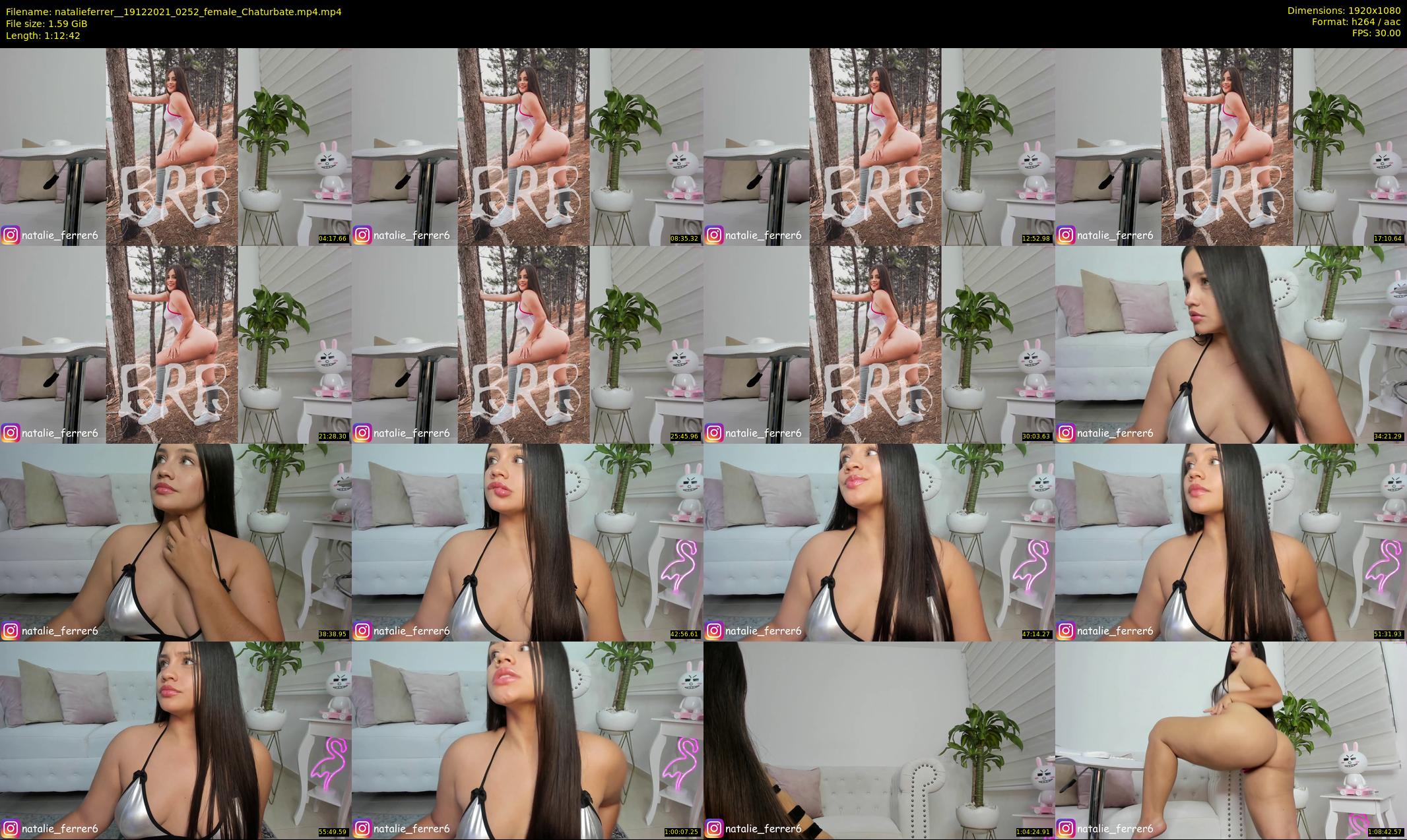 natalieferrer_ — 73 minute Chaturbate female cam show recording, 1080p, Dec 19, 2021