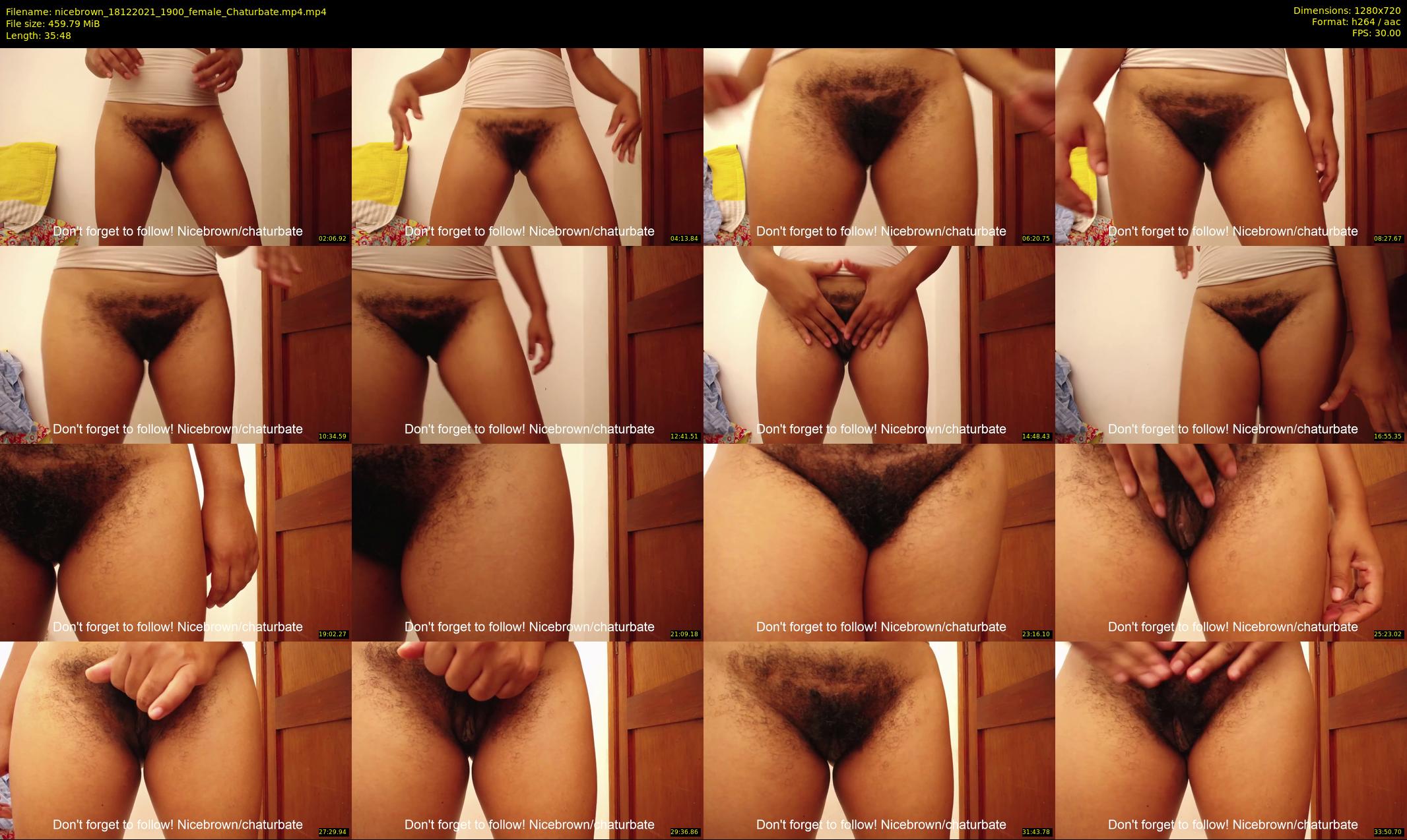 nicebrown — 36 minute Chaturbate female cam show recording, 720p, Dec 18, 2021