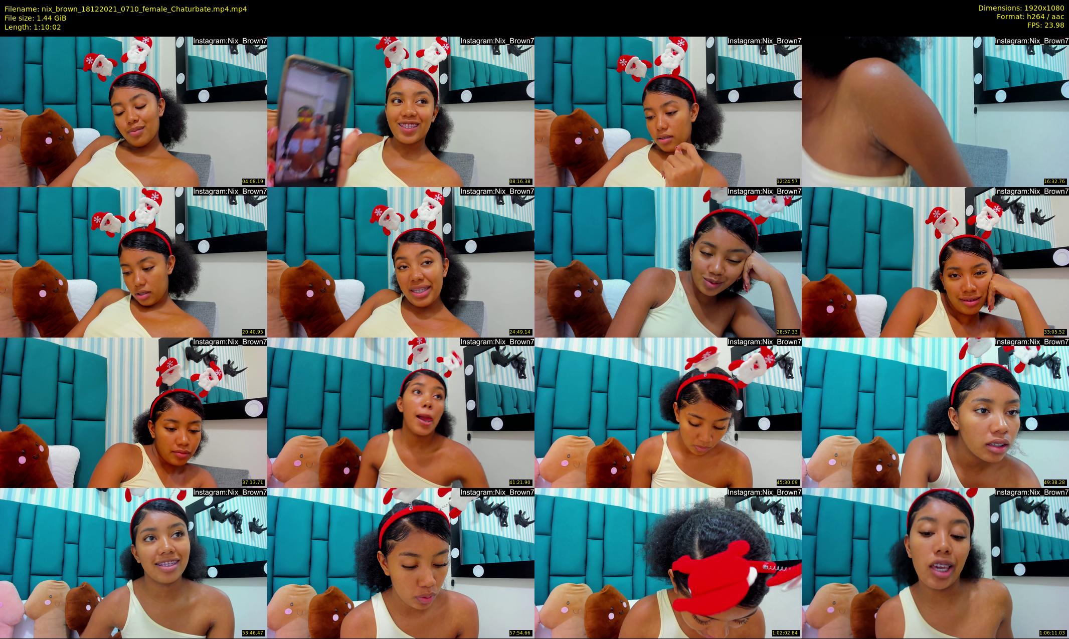 nix_brown — 71 minute Chaturbate female cam show recording, 1080p, Dec 18, 2021