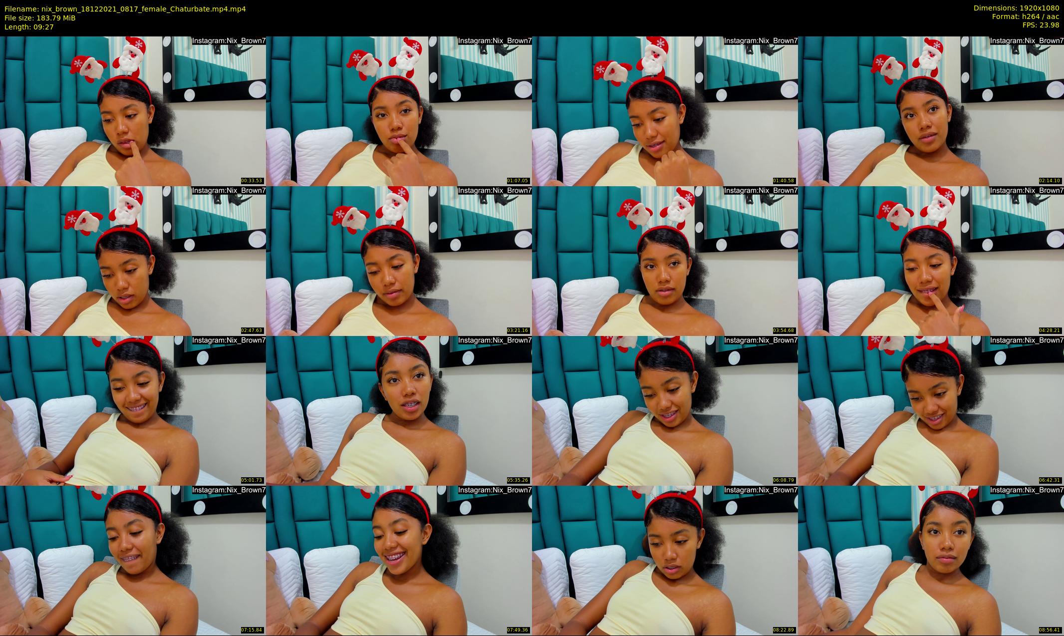 nix_brown — 10 minute Chaturbate female cam show recording, 1080p, Dec 18, 2021