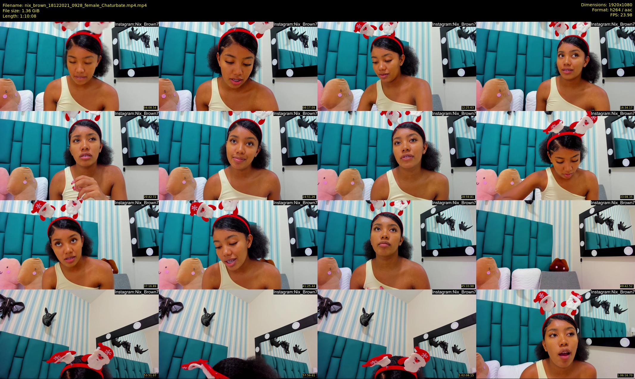 nix_brown — 71 minute Chaturbate female cam show recording, 1080p, Dec 18, 2021