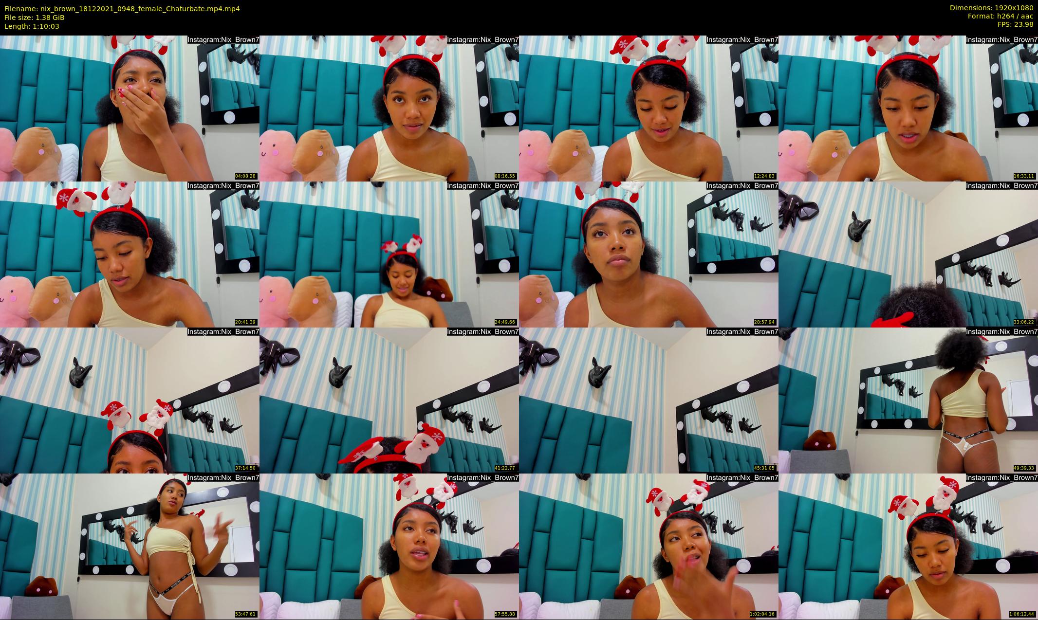nix_brown — 71 minute Chaturbate female cam show recording, 1080p, Dec 18, 2021