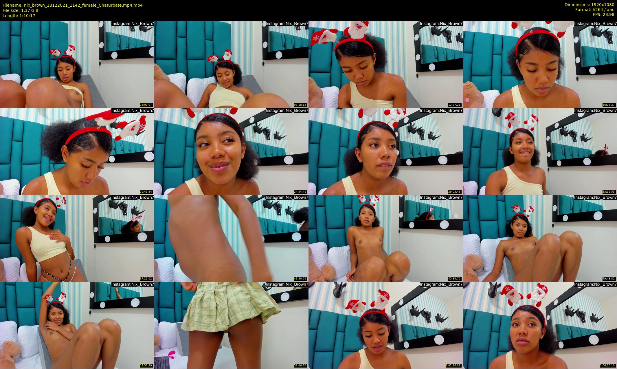 nix_brown — 71 minute Chaturbate female cam show recording, 1080p, Dec 18, 2021