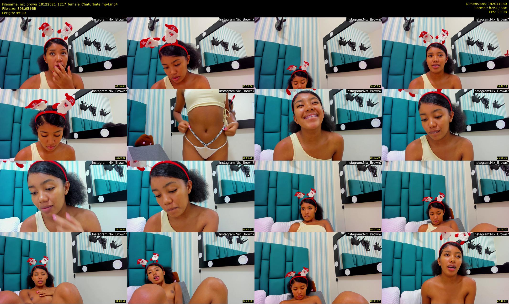 nix_brown — 46 minute Chaturbate female cam show recording, 1080p, Dec 18, 2021