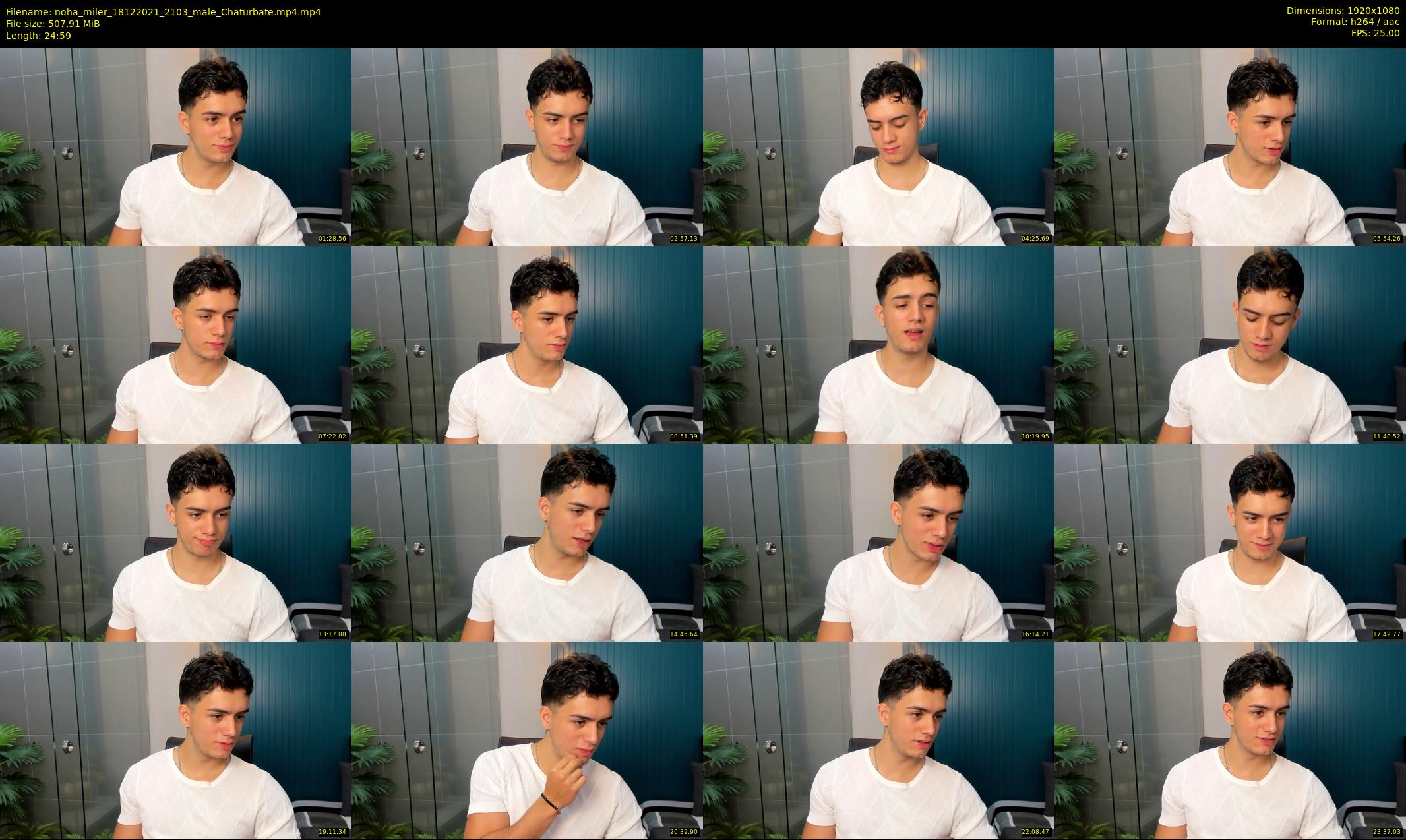 noha_miler — 25 minute Chaturbate male cam show recording, 1080p, Dec 18, 2021