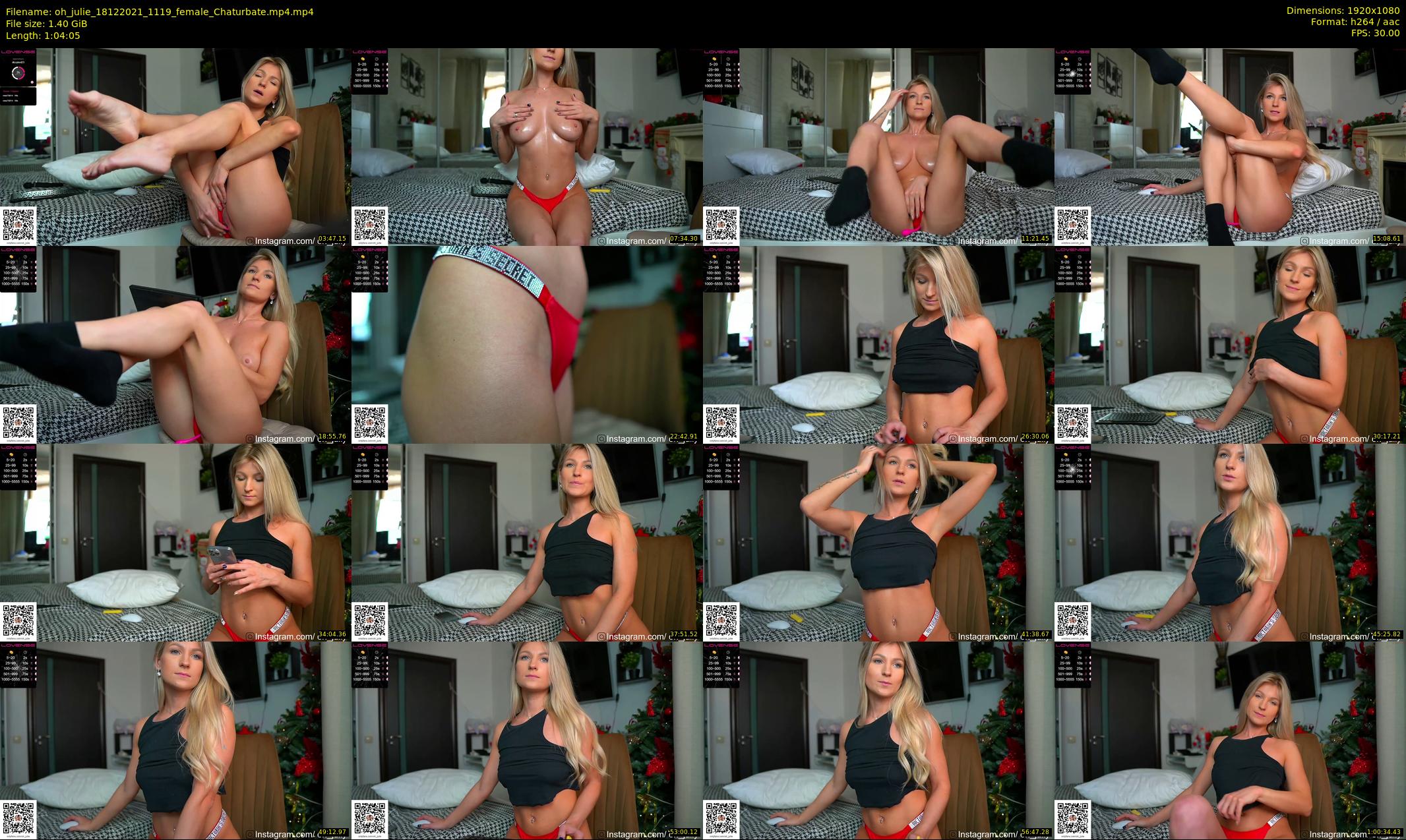oh_julie — 65 minute Chaturbate female cam show recording, 1080p, Dec 18, 2021
