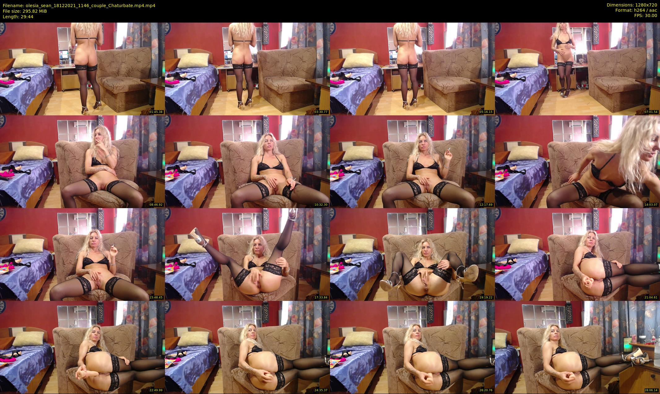olesia_sean — 30 minute Chaturbate couple cam show recording, 720p, Dec 18, 2021