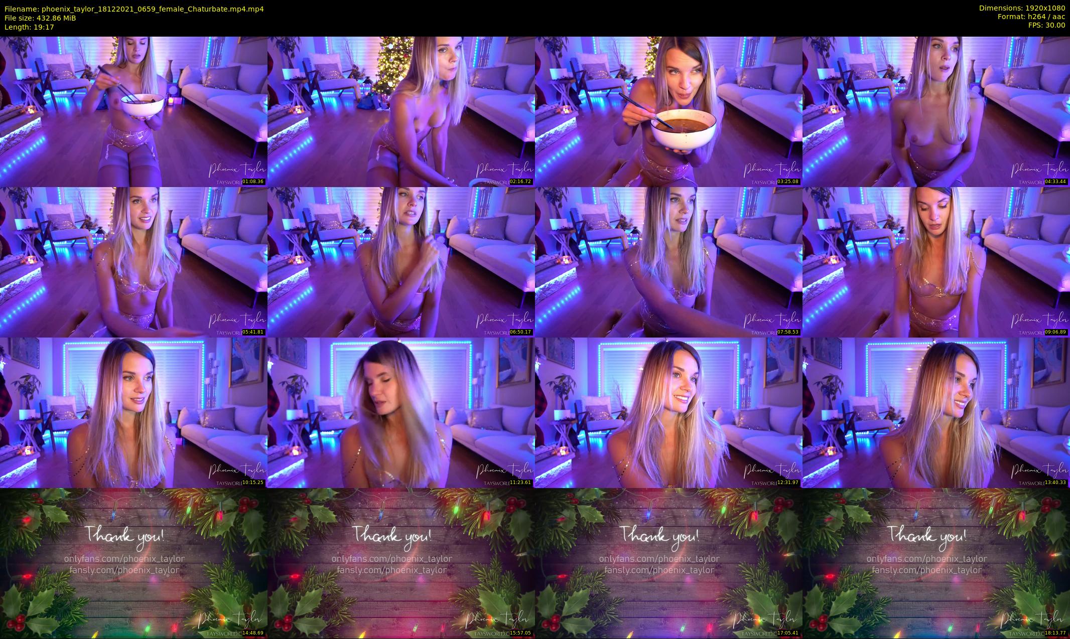 phoenix_taylor — 20 minute Chaturbate female cam show recording, 1080p, Dec 18, 2021