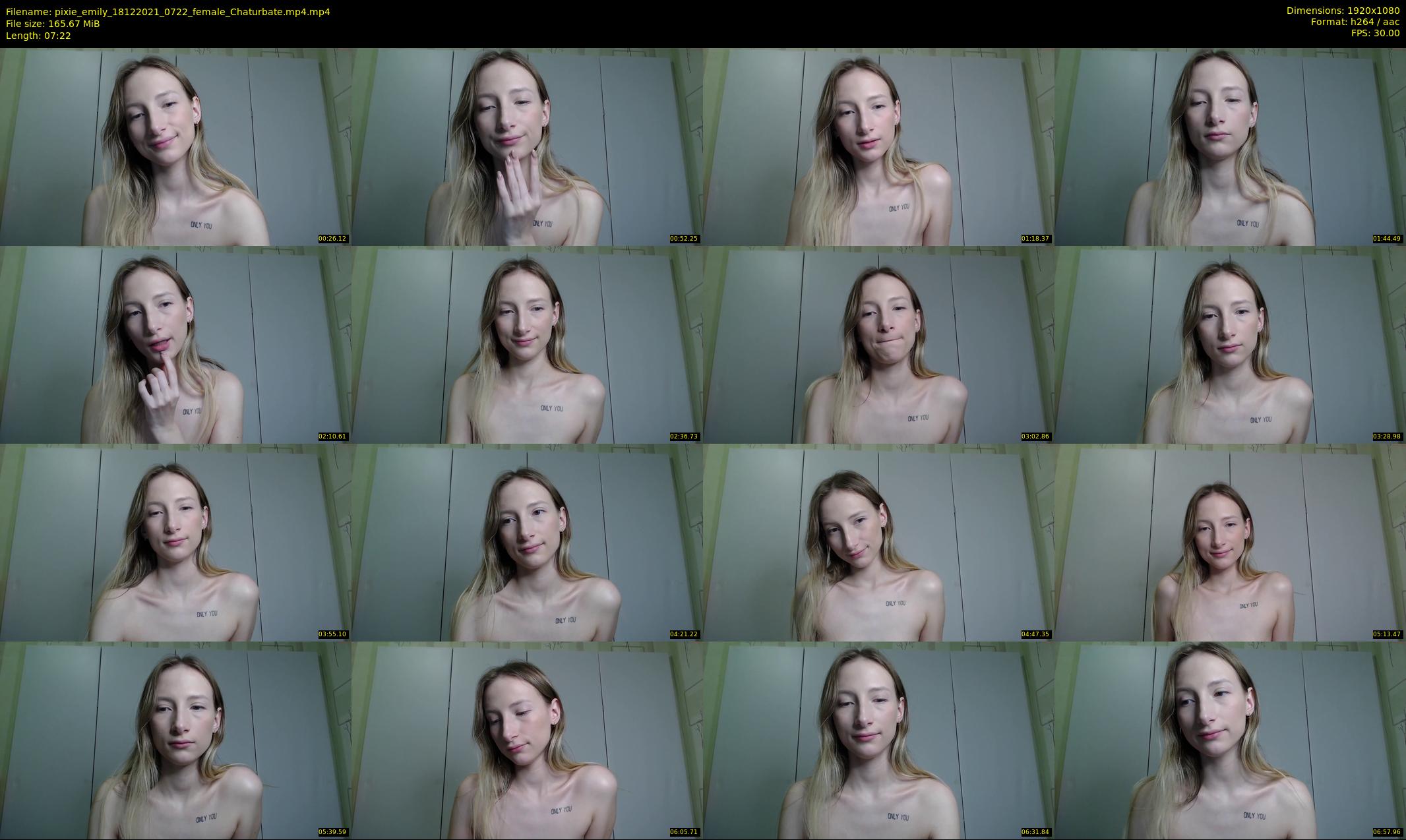 pixie_emily — 8 minute Chaturbate female cam show recording, 1080p, Dec 18, 2021