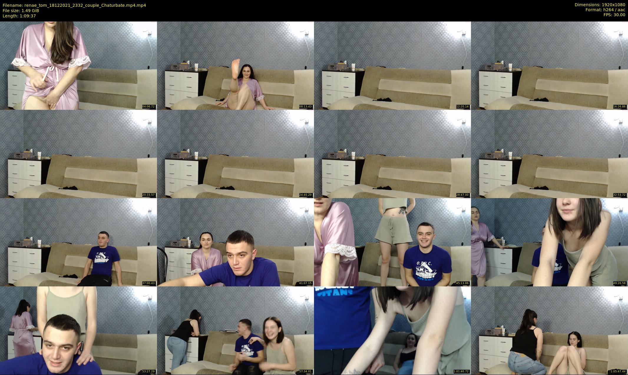 renae_tom — 70 minute Chaturbate couple cam show recording, 1080p, Dec 18, 2021