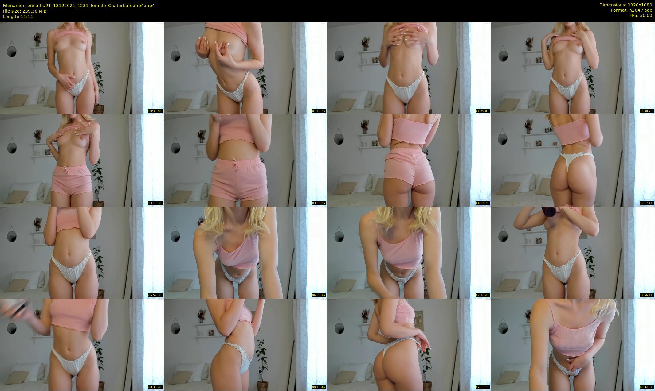 rennatha21 — 12 minute Chaturbate female cam show recording, 1080p, Dec 18, 2021