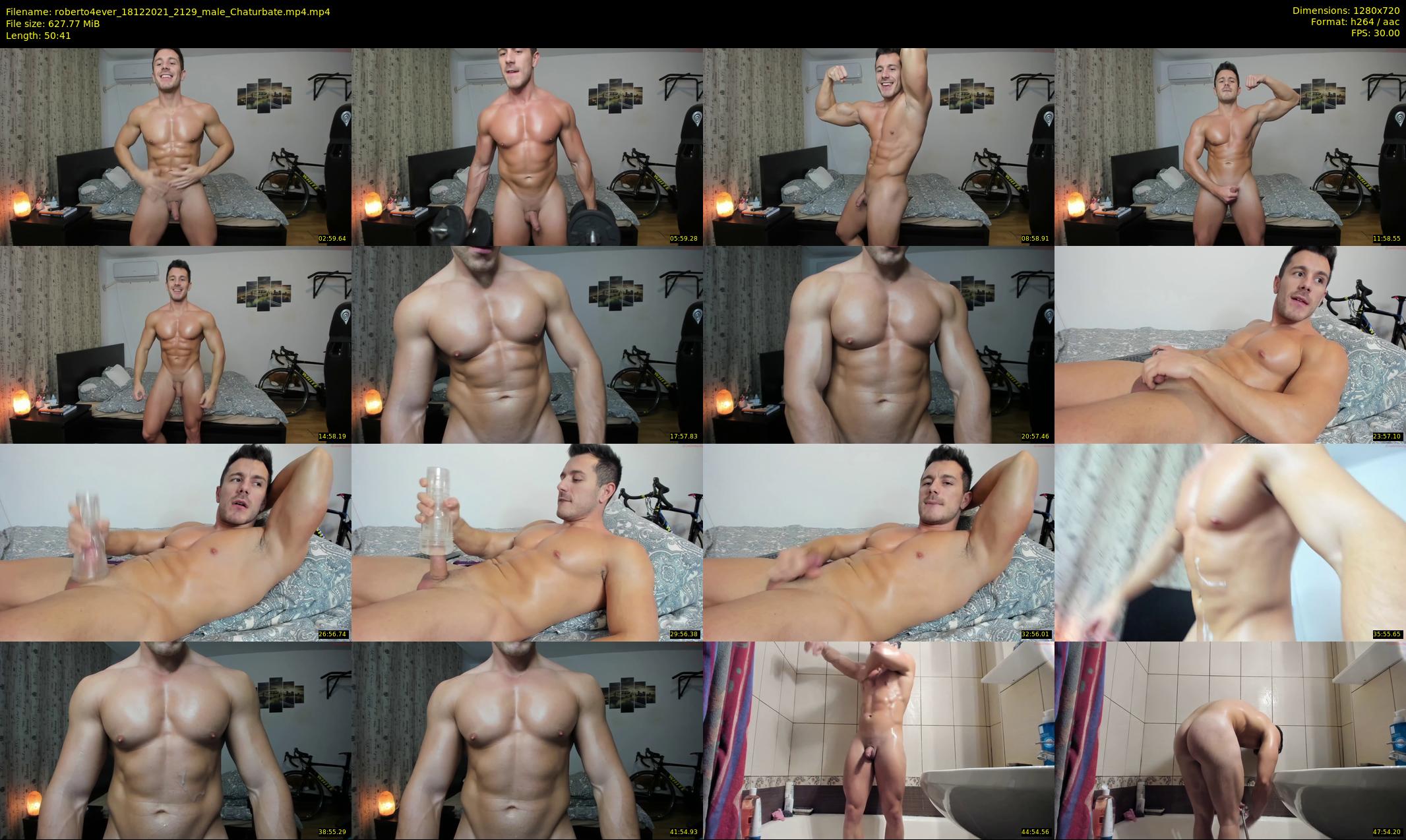 roberto4ever — 51 minute Chaturbate male cam show recording, 720p, Dec 18, 2021