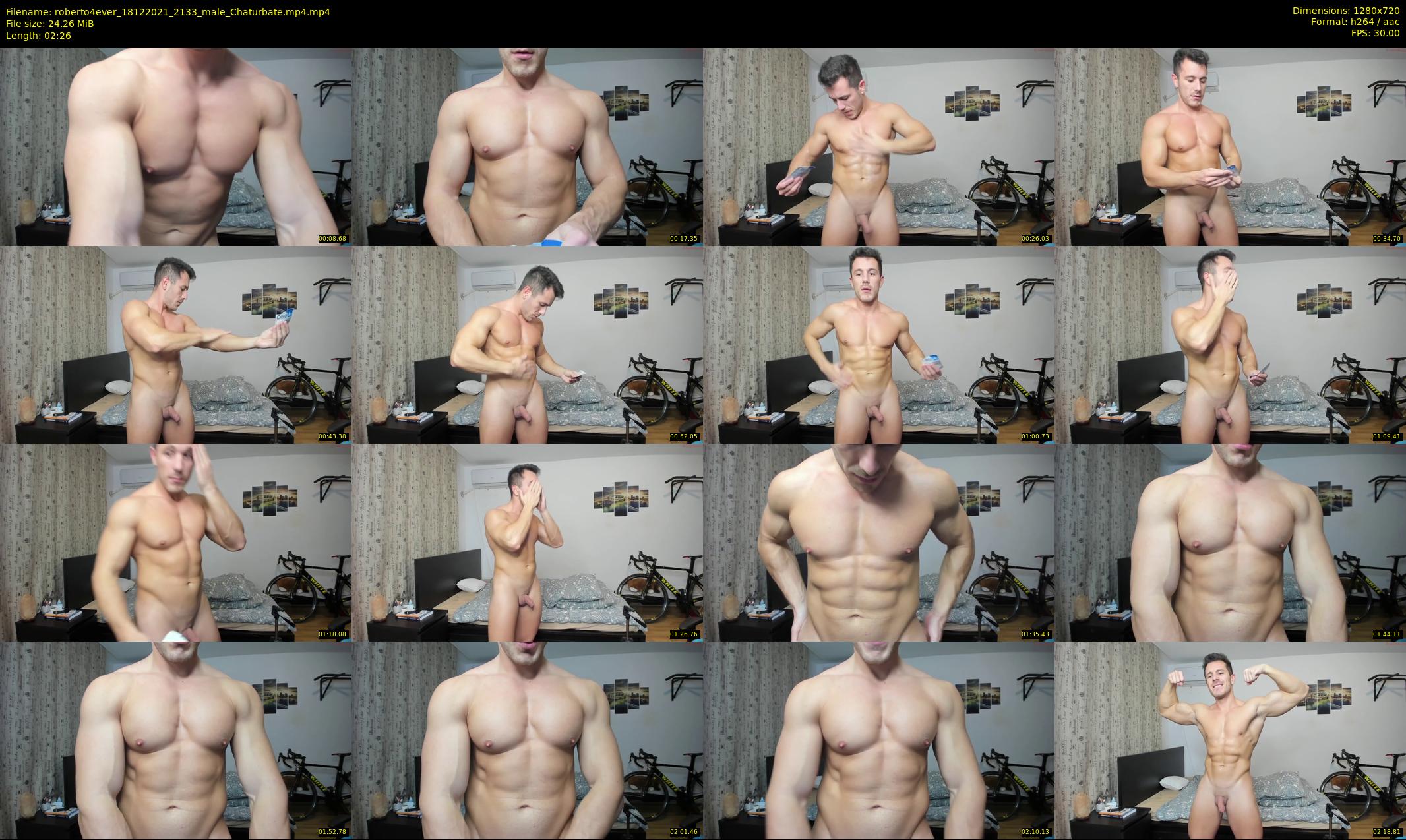 roberto4ever — 3 minute Chaturbate male cam show recording, 720p, Dec 18, 2021