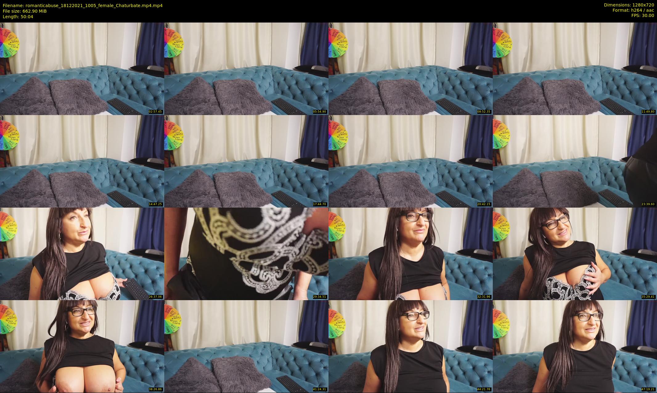 romanticabuse — 51 minute Chaturbate female cam show recording, 720p, Dec 18, 2021