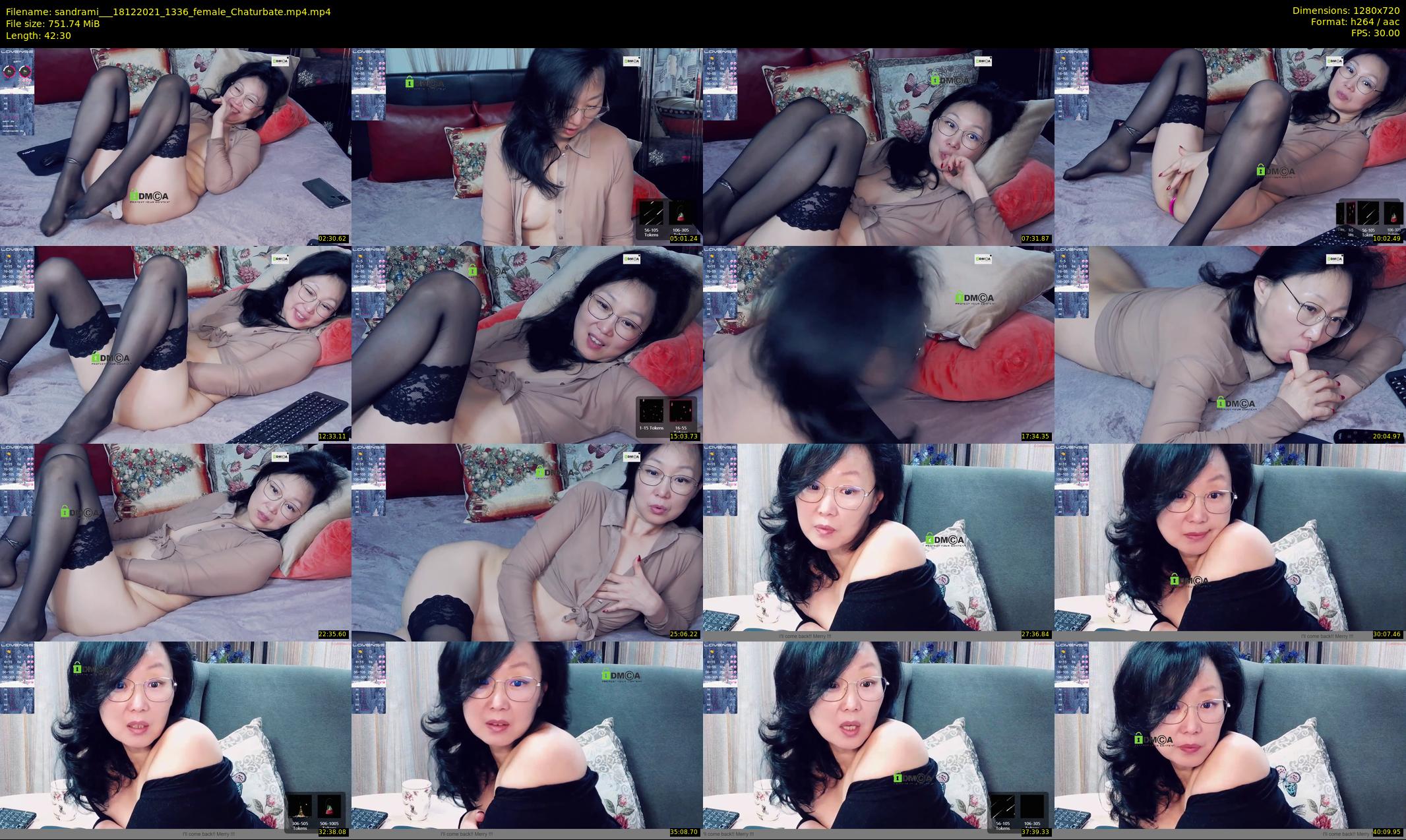 sandrami__ — 43 minute Chaturbate female cam show recording, 720p, Dec 18, 2021