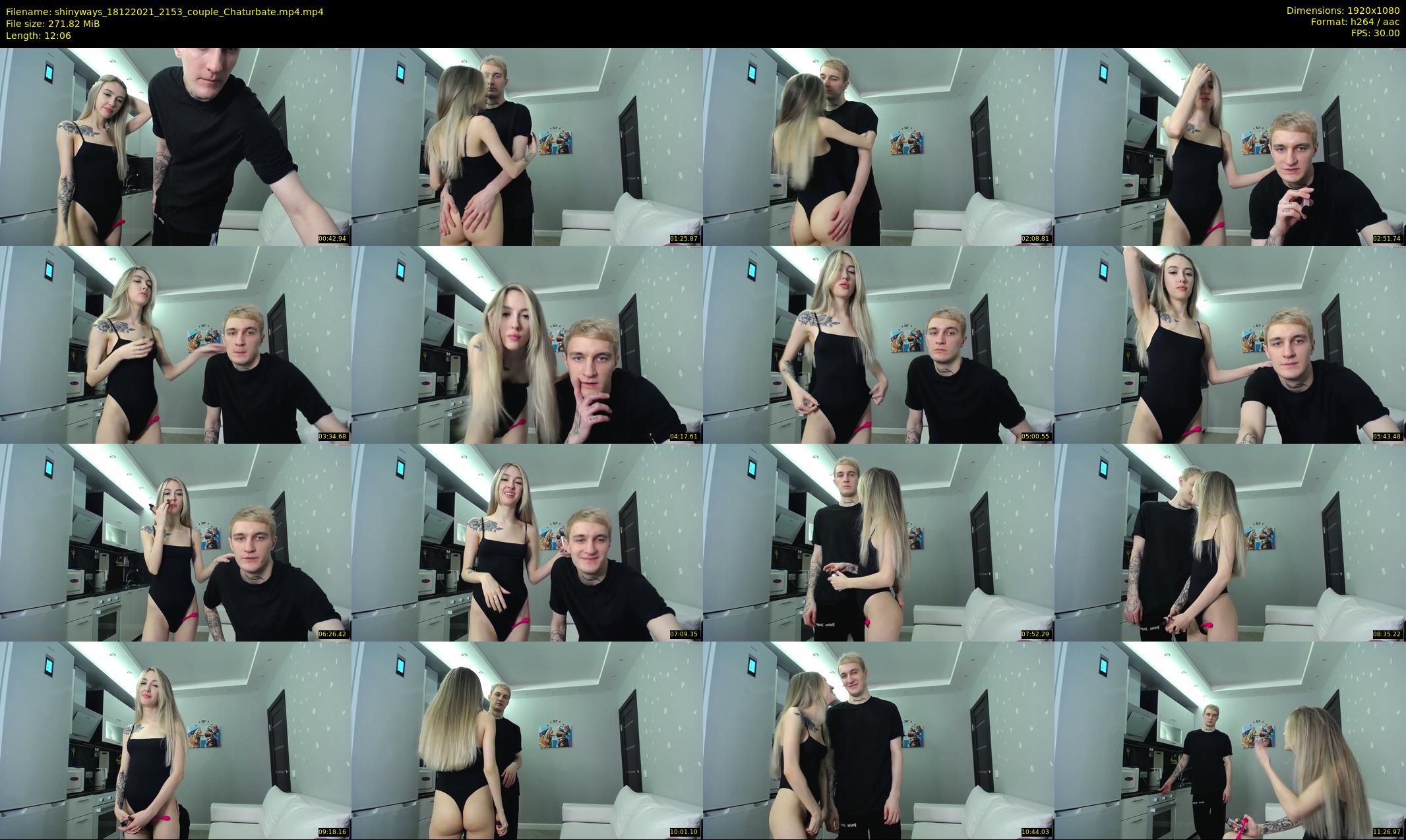 shinyways — 13 minute Chaturbate couple cam show recording, 1080p, Dec 18, 2021