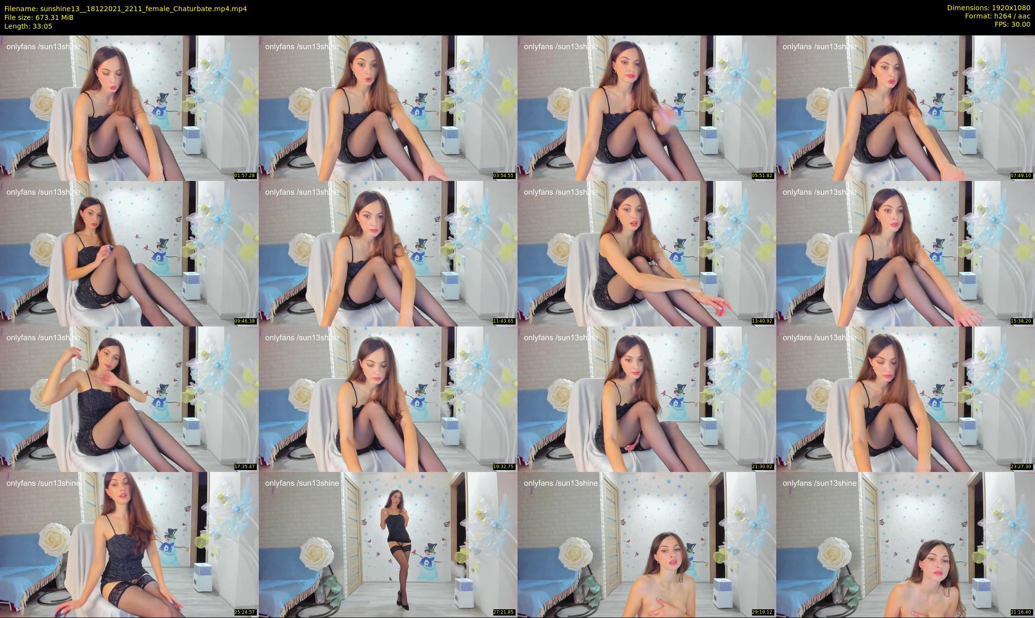 sunshine13_ — 34 minute Chaturbate female cam show recording, 1080p, Dec 18, 2021