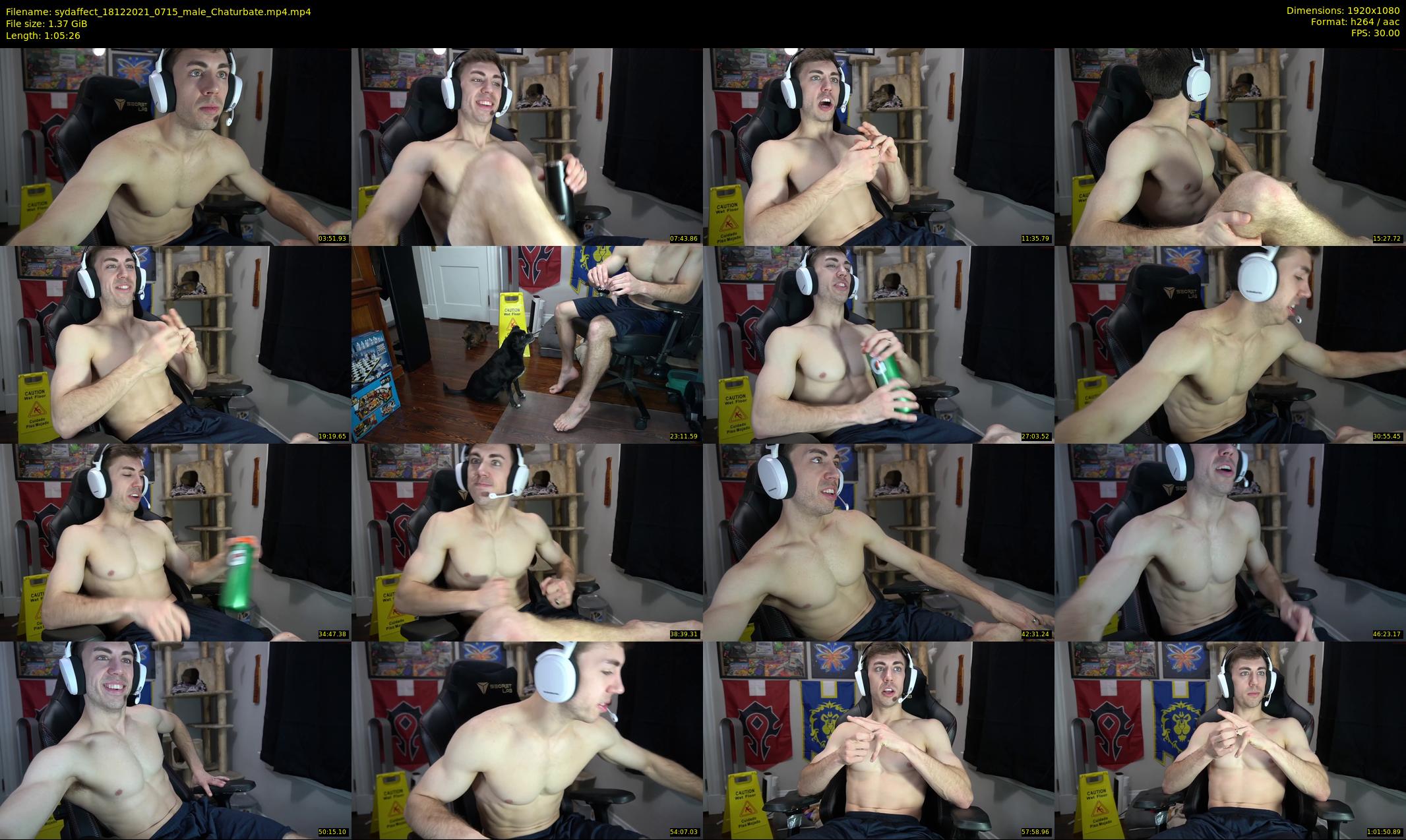 sydaffect — 66 minute Chaturbate male cam show recording, 1080p, Dec 18, 2021