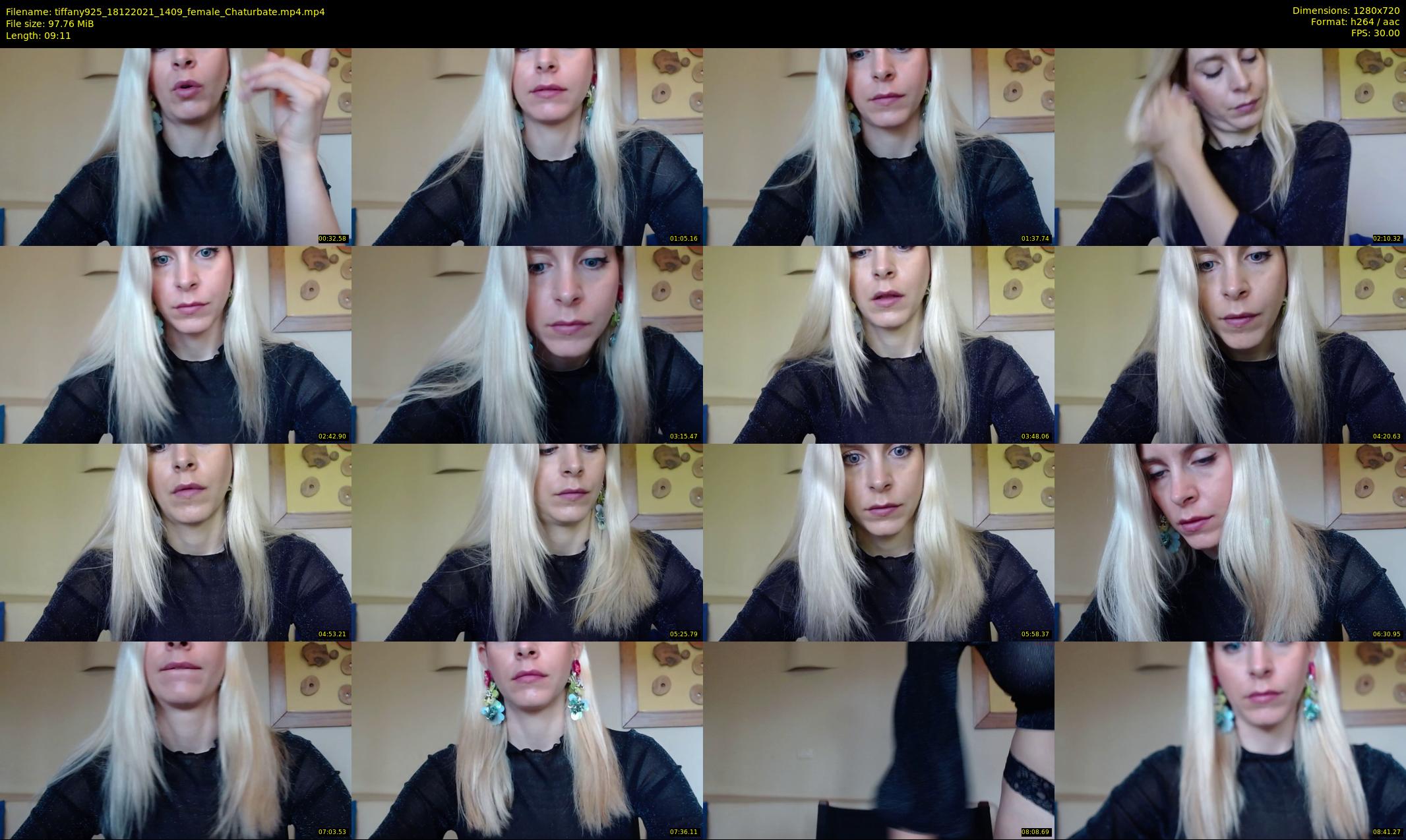 tiffany925 — 10 minute Chaturbate female cam show recording, 720p, Dec 18, 2021