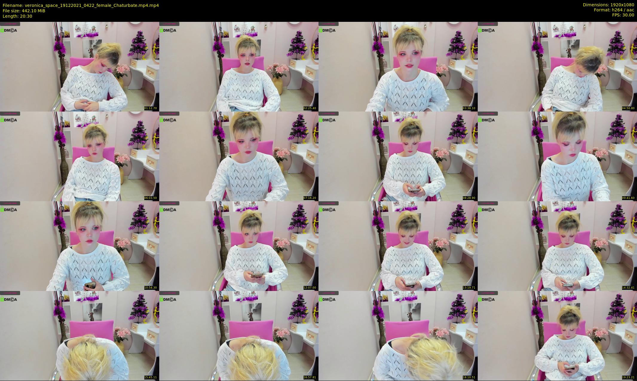 veronica_space — 21 minute Chaturbate female cam show recording, 1080p, Dec 19, 2021
