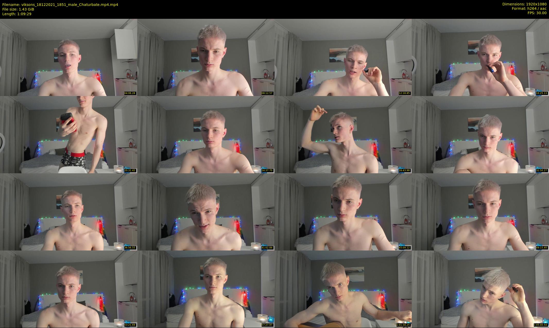 viksons — 70 minute Chaturbate male cam show recording, 1080p, Dec 18, 2021