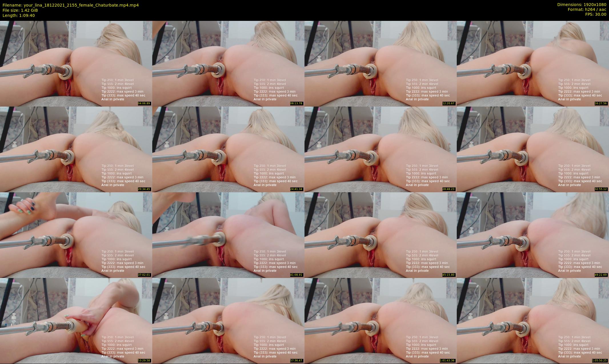 your_lina — 70 minute Chaturbate female cam show recording, 1080p, Dec 18, 2021