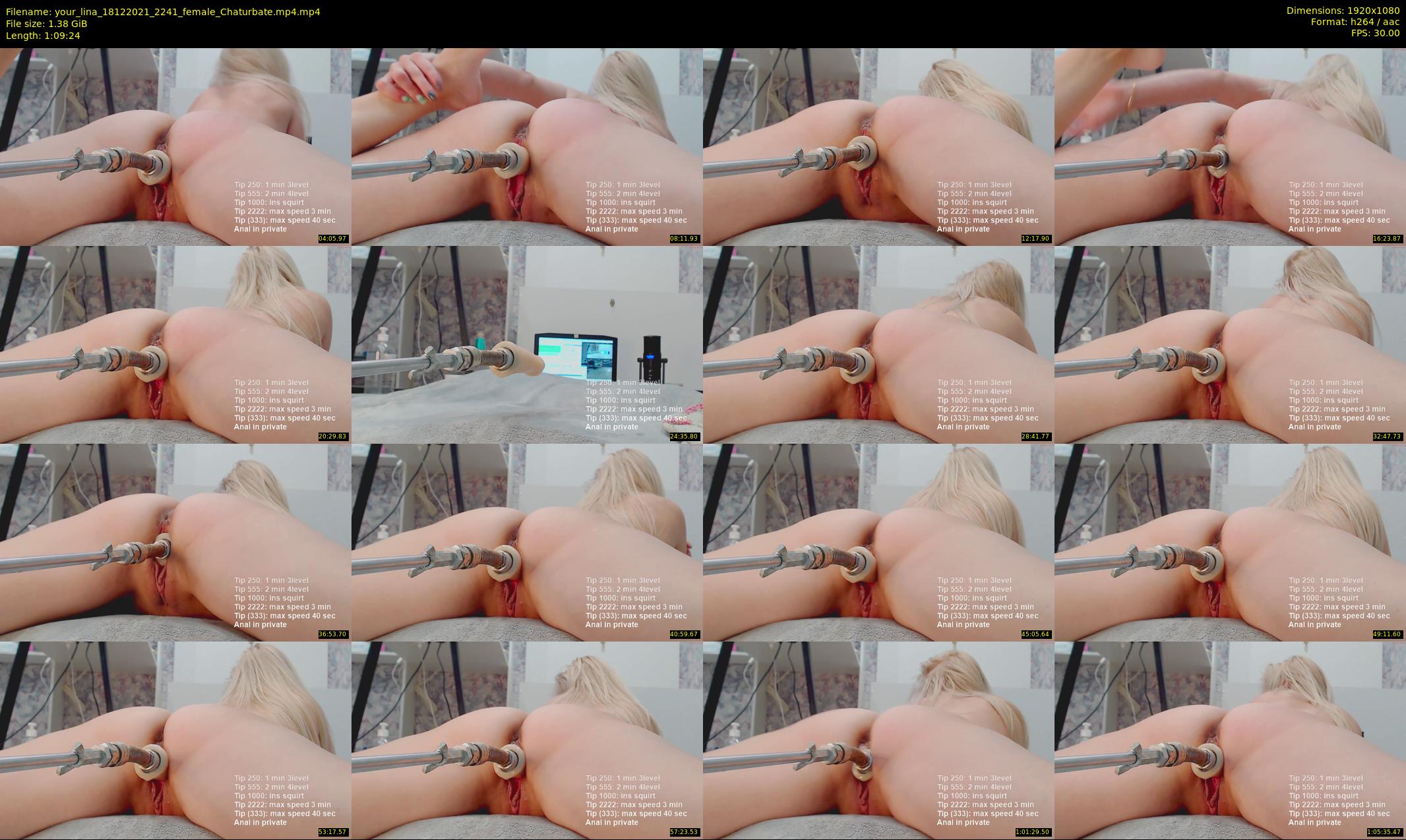 your_lina — 70 minute Chaturbate female cam show recording, 1080p, Dec 18, 2021