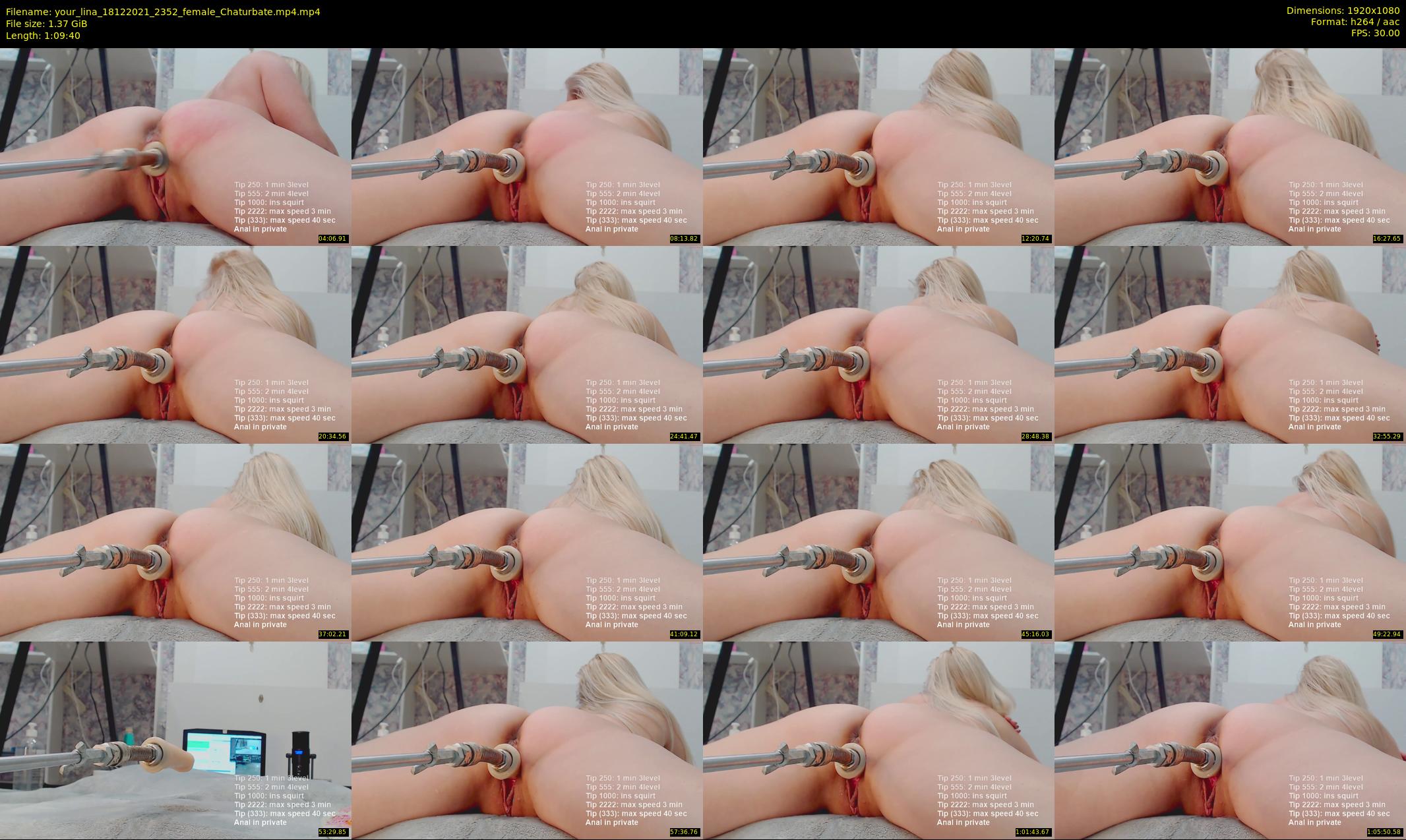 your_lina — 70 minute Chaturbate female cam show recording, 1080p, Dec 18, 2021