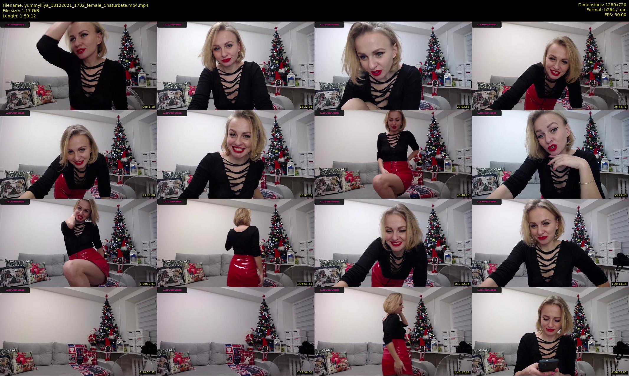 yummylilya — 114 minute Chaturbate female cam show recording, 720p, Dec 18, 2021