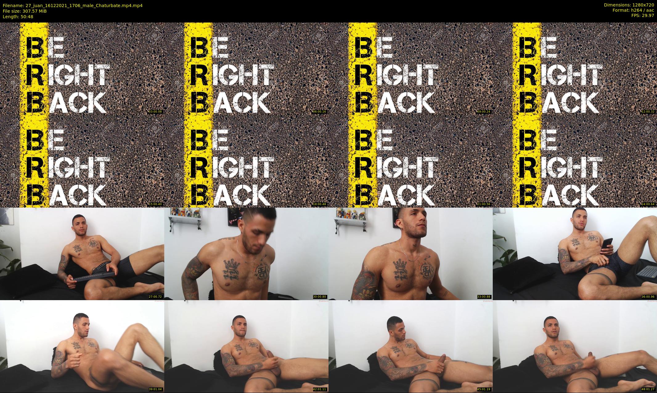 27_juan — 51 minute Chaturbate male cam show recording, 720p, Dec 16, 2021
